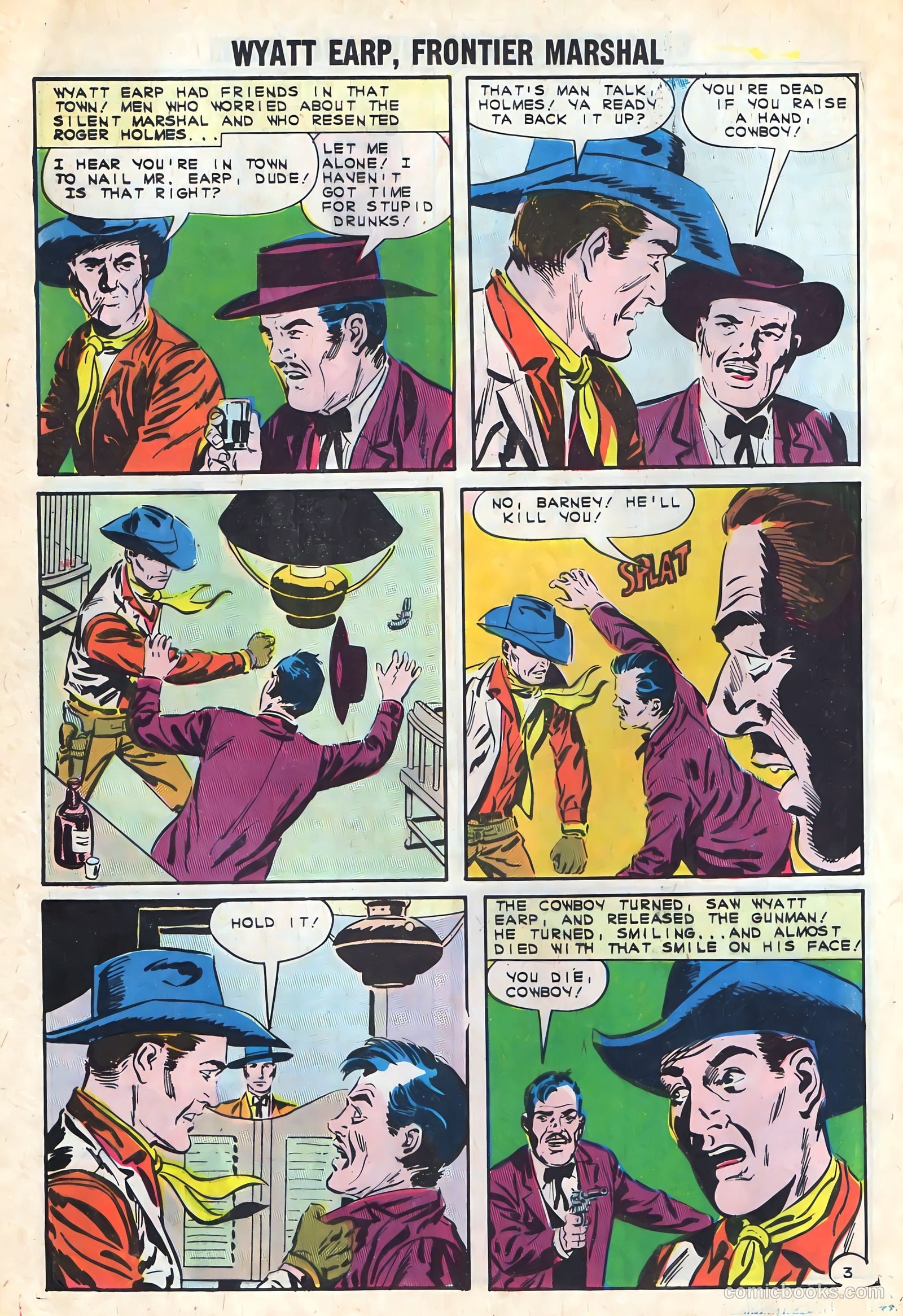 Wyatt Earp, Frontier Marshal #45 (1962) — page 28 of 36