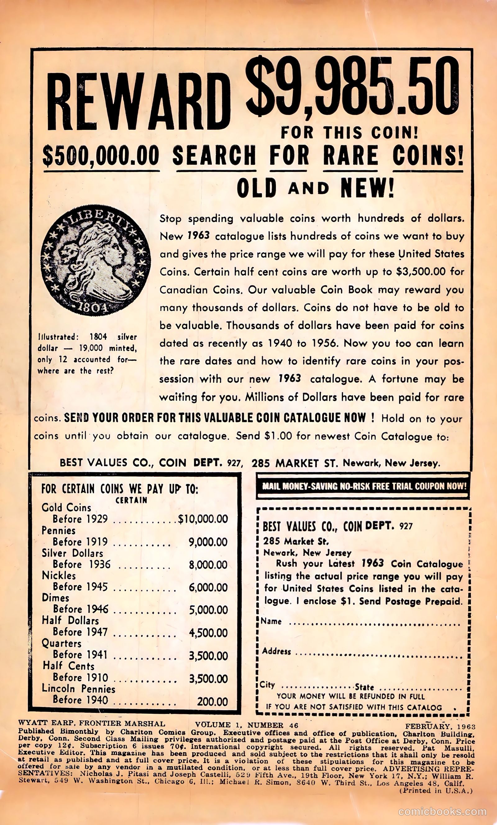 Wyatt Earp, Frontier Marshal #46 (1963) — page 2 of 36