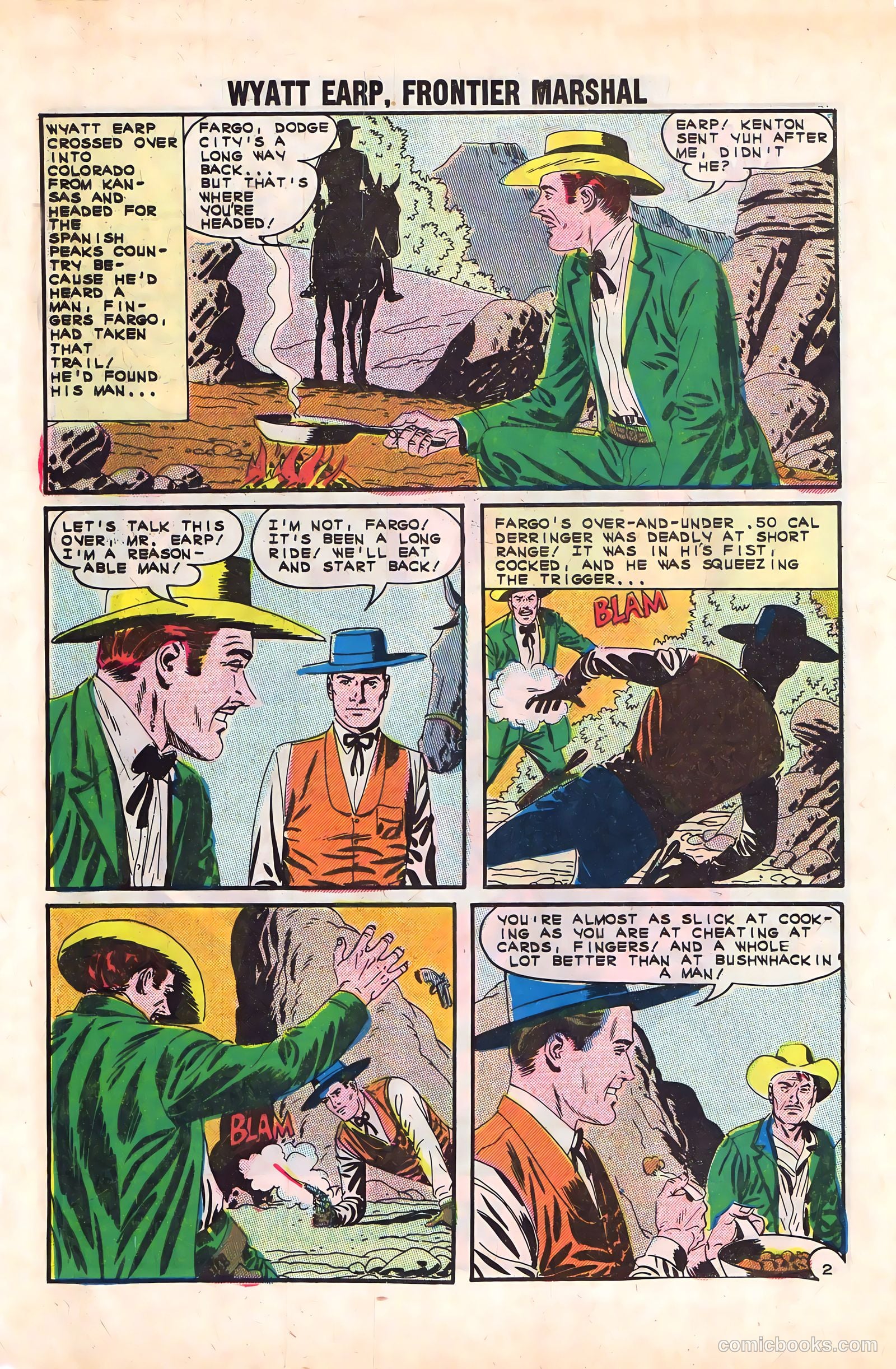 Wyatt Earp, Frontier Marshal #46 (1963) — page 4 of 36