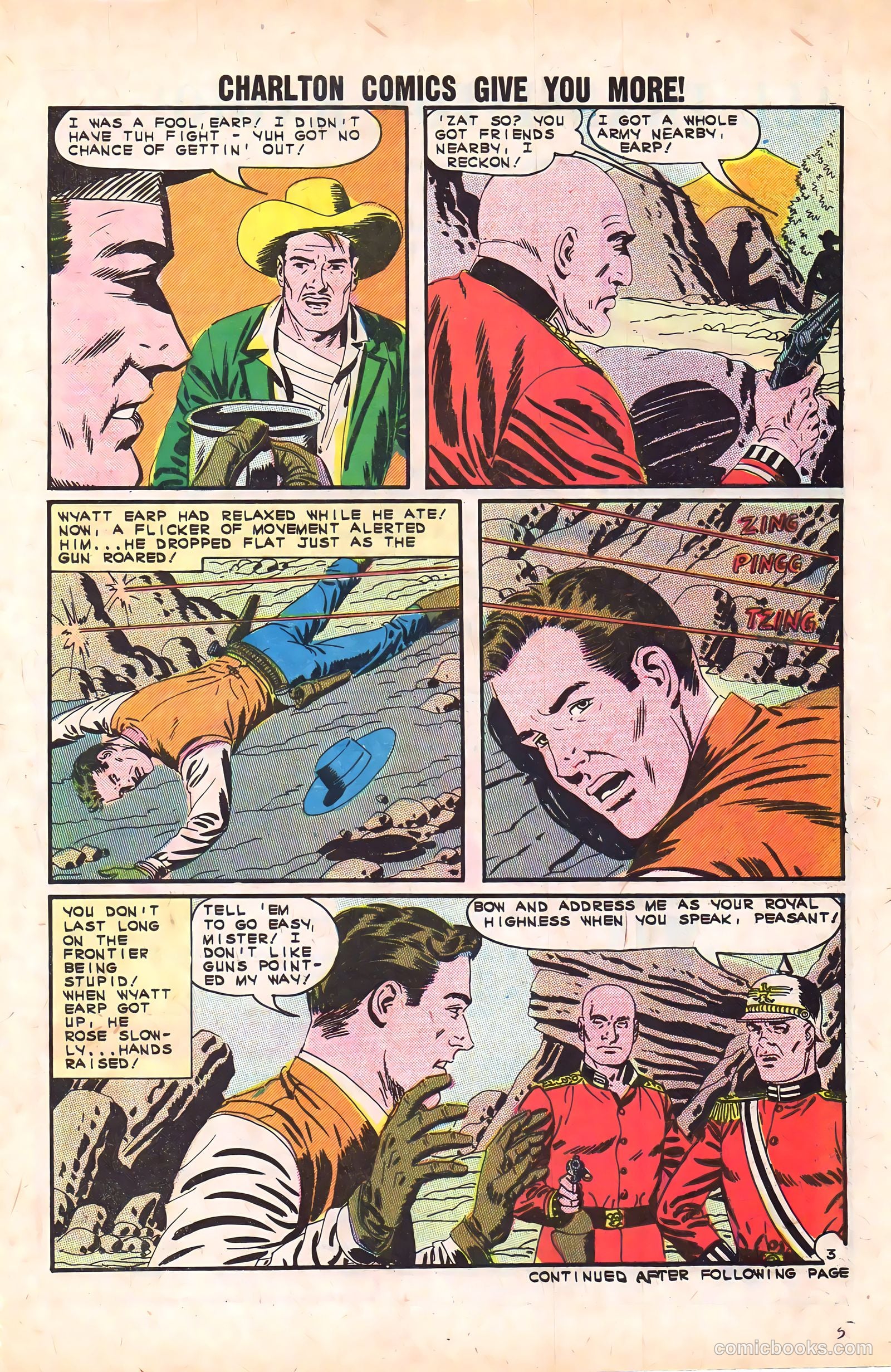 Wyatt Earp, Frontier Marshal #46 (1963) — page 5 of 36