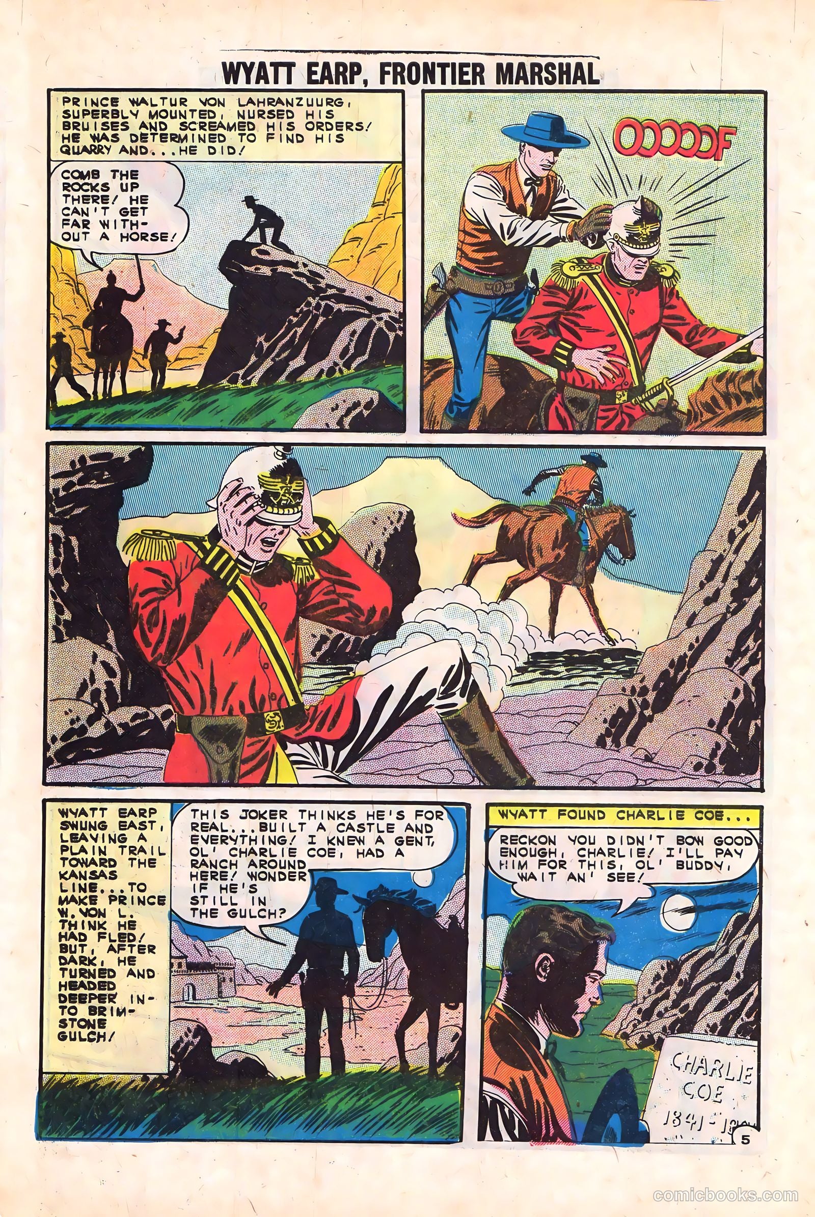 Wyatt Earp, Frontier Marshal #46 (1963) — page 8 of 36