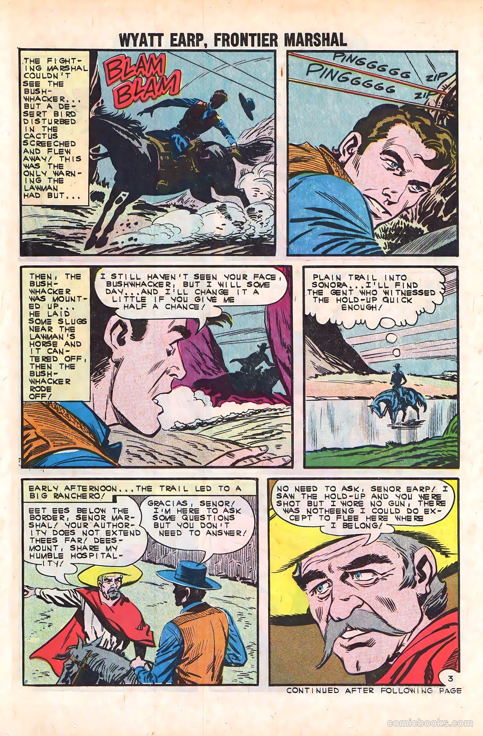 Wyatt Earp, Frontier Marshal #46 (1963) — page 14 of 36