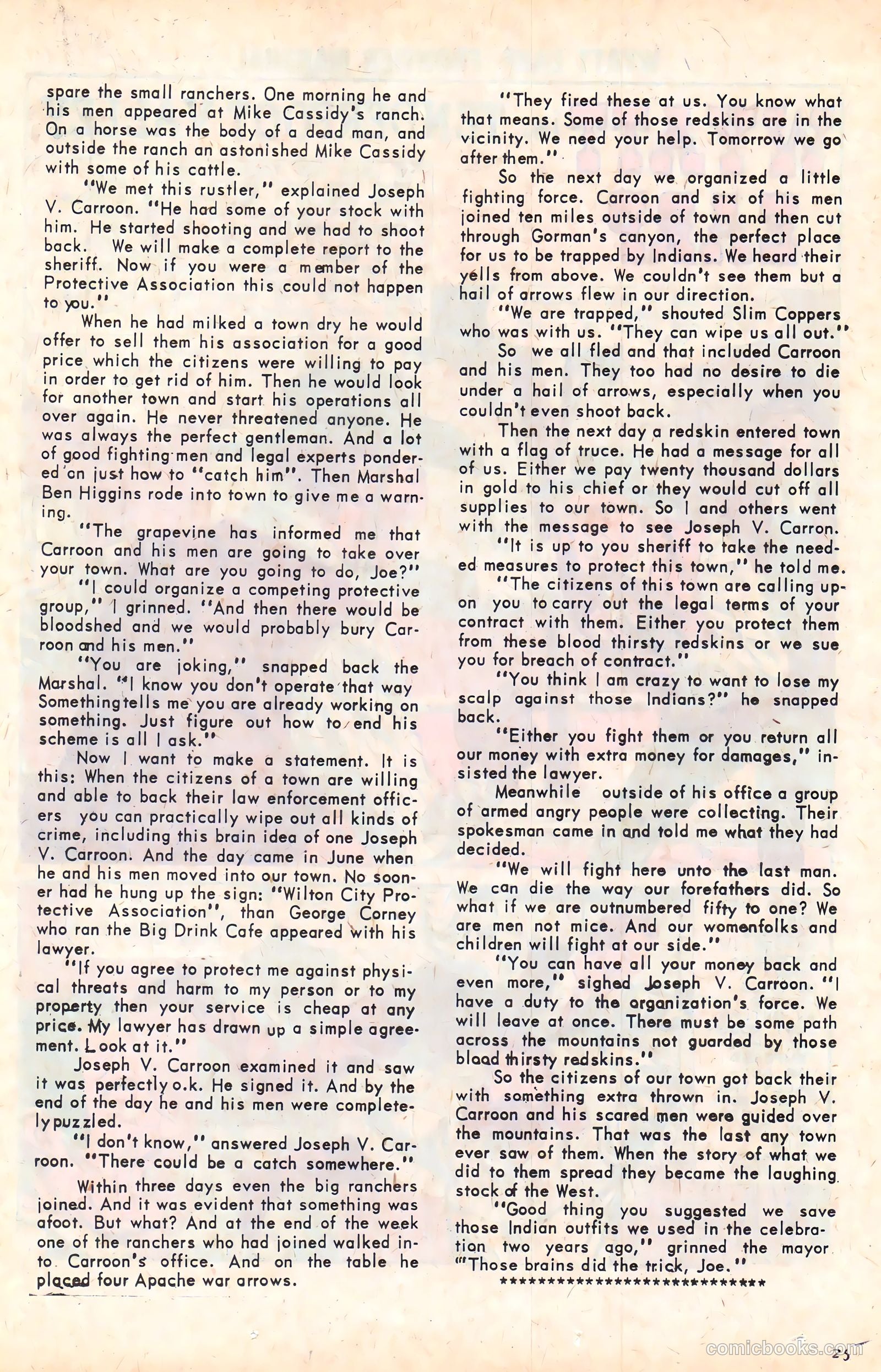 Wyatt Earp, Frontier Marshal #46 (1963) — page 25 of 36