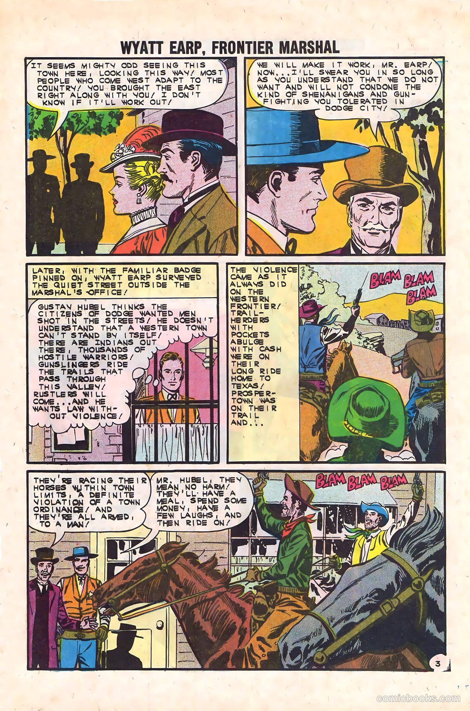 Wyatt Earp, Frontier Marshal #46 (1963) — page 28 of 36
