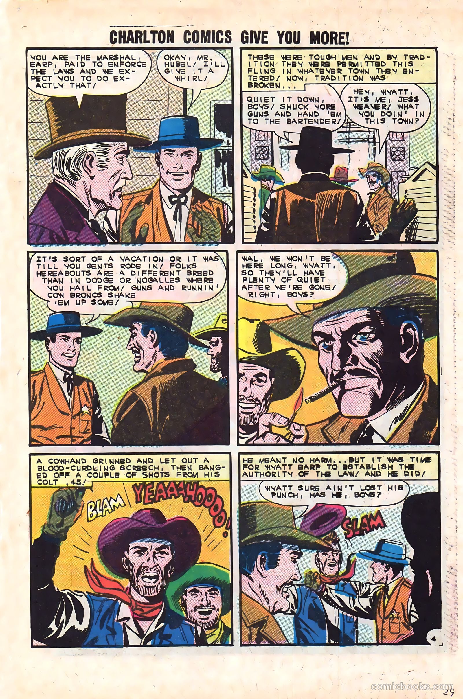 Wyatt Earp, Frontier Marshal #46 (1963) — page 29 of 36