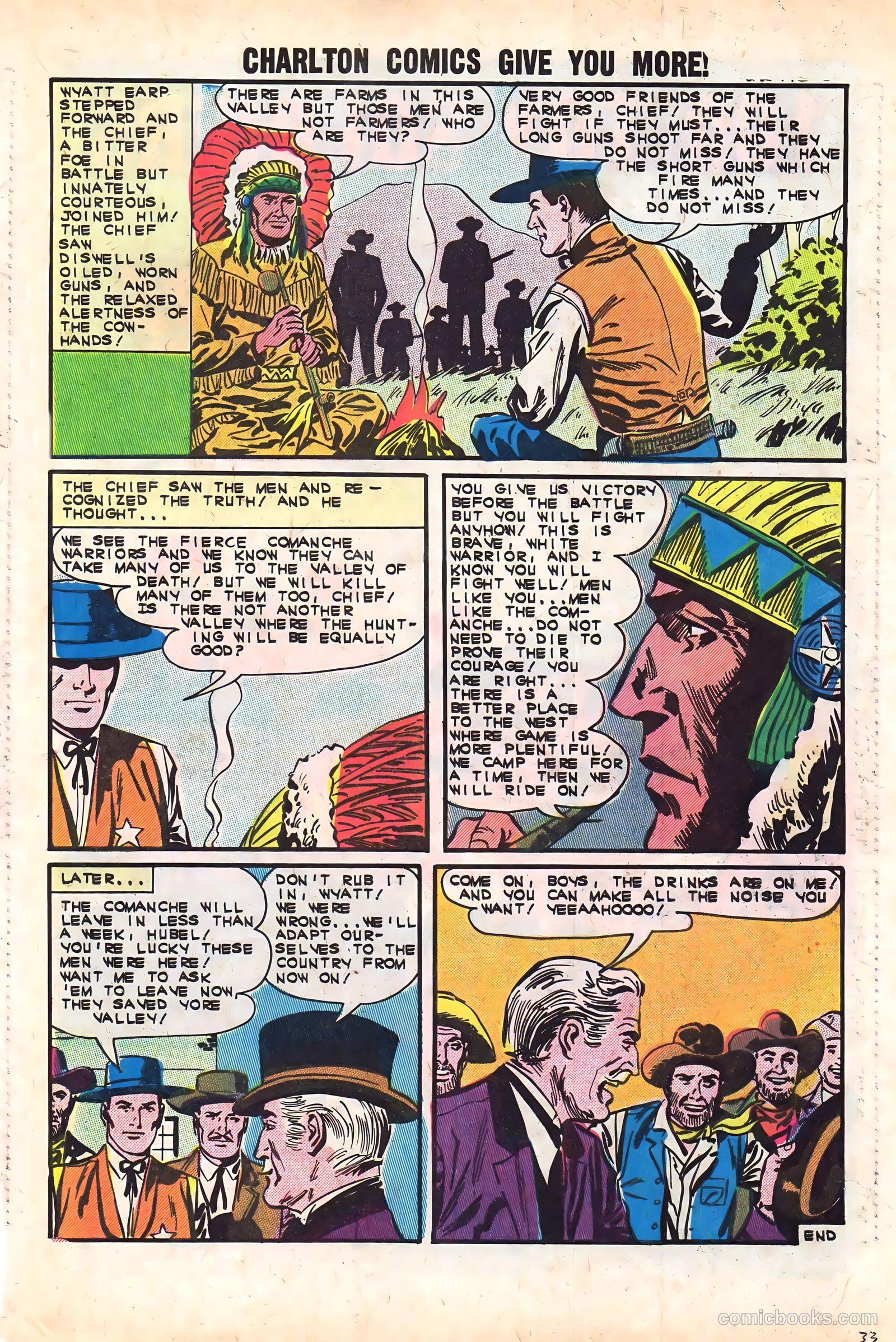 Wyatt Earp, Frontier Marshal #46 (1963) — page 33 of 36