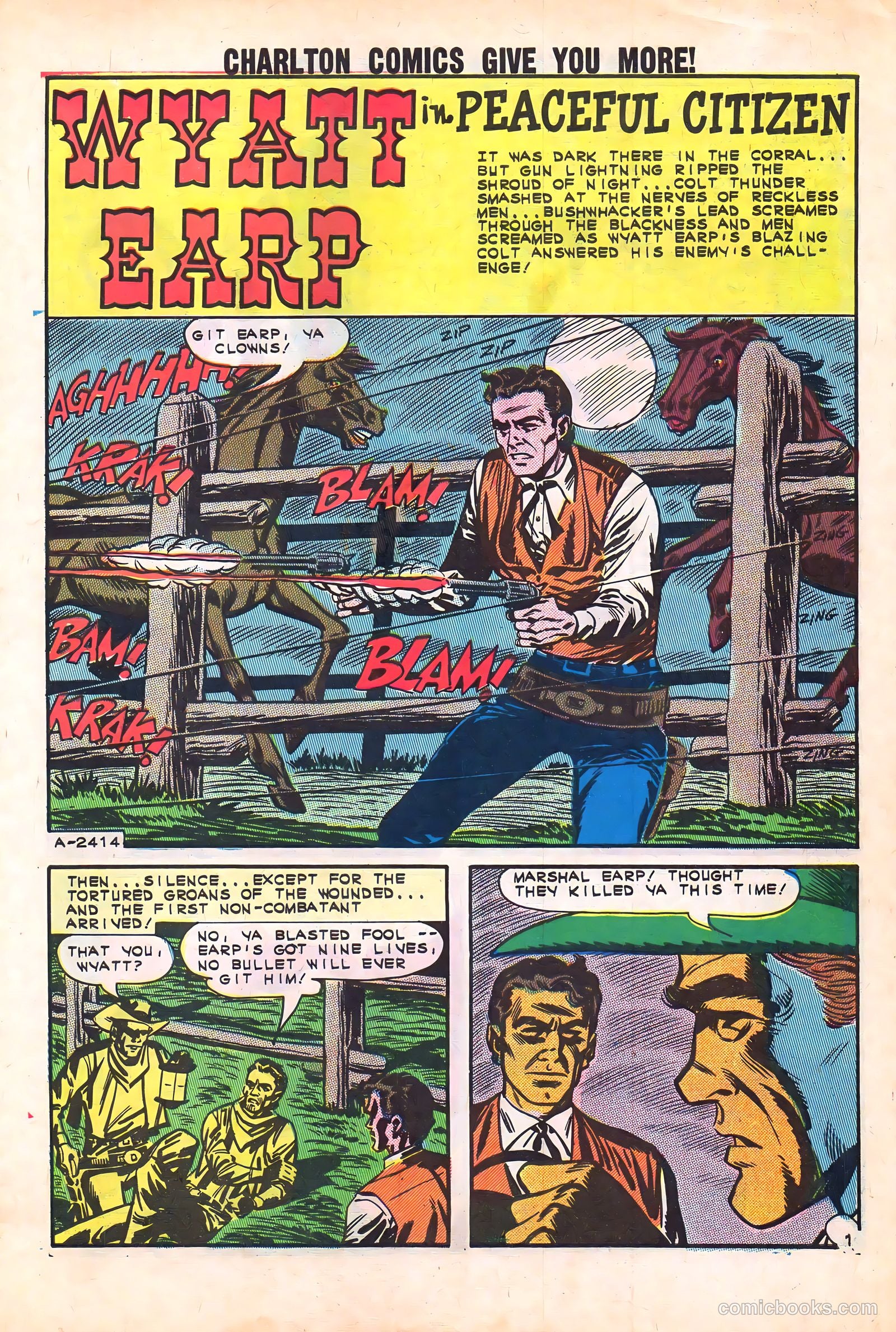 Wyatt Earp, Frontier Marshal #47 (1963) — page 3 of 36