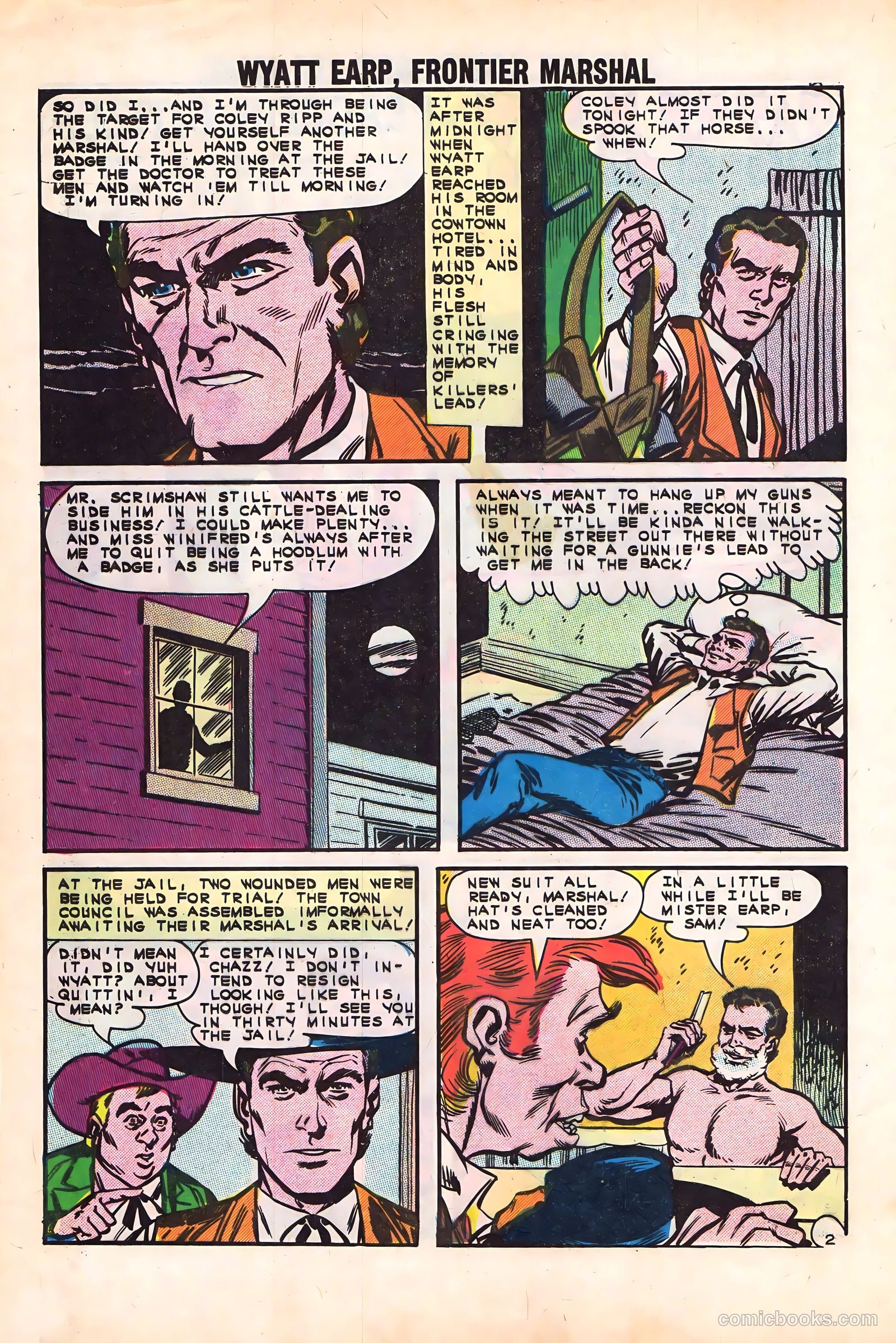 Wyatt Earp, Frontier Marshal #47 (1963) — page 4 of 36