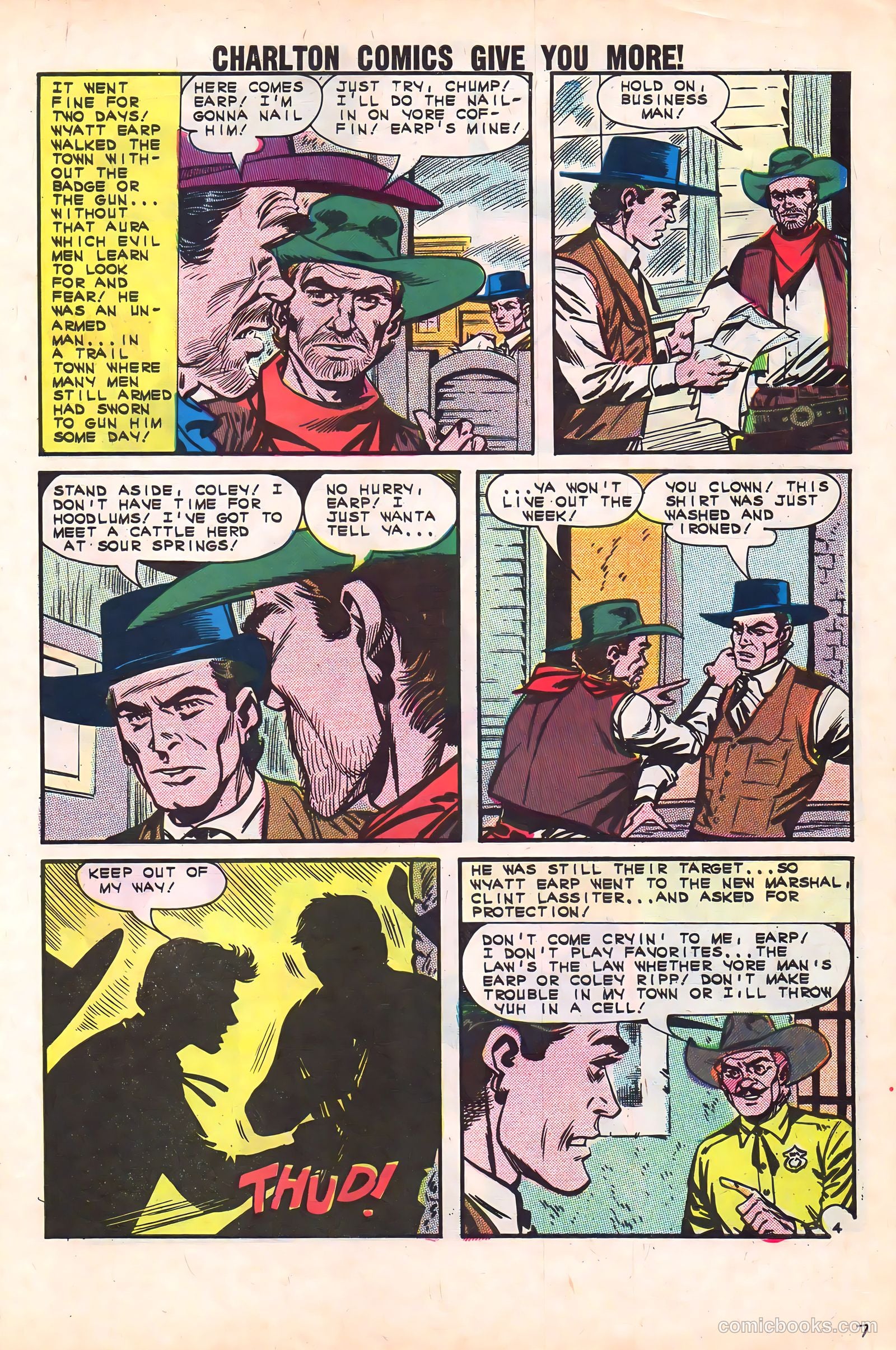 Wyatt Earp, Frontier Marshal #47 (1963) — page 7 of 36