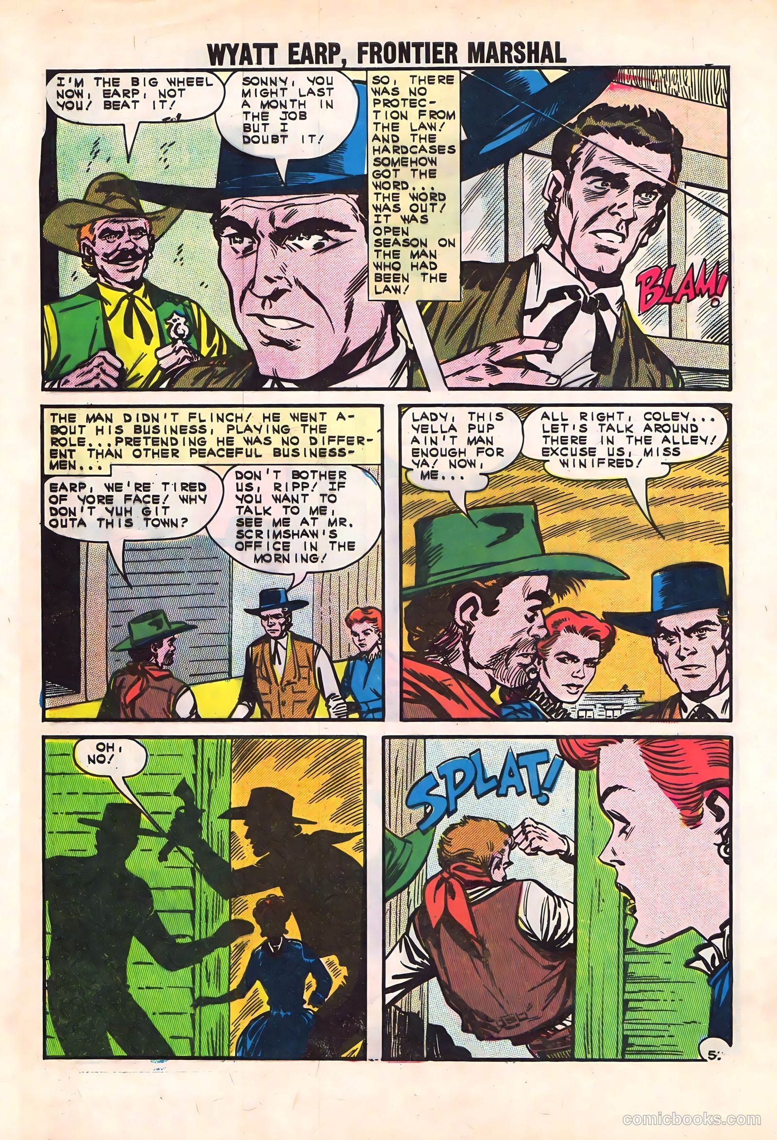 Wyatt Earp, Frontier Marshal #47 (1963) — page 8 of 36
