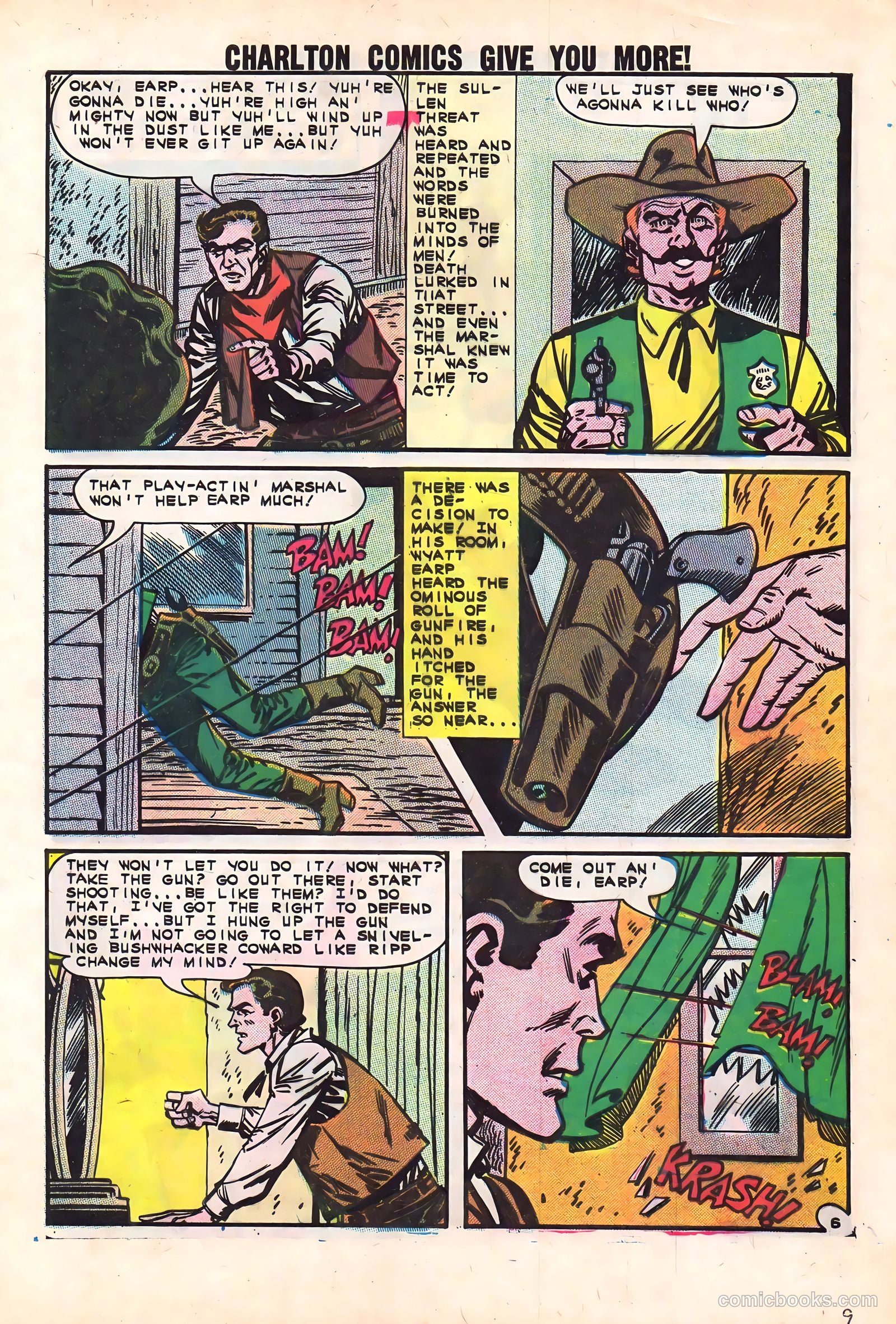 Wyatt Earp, Frontier Marshal #47 (1963) — page 9 of 36