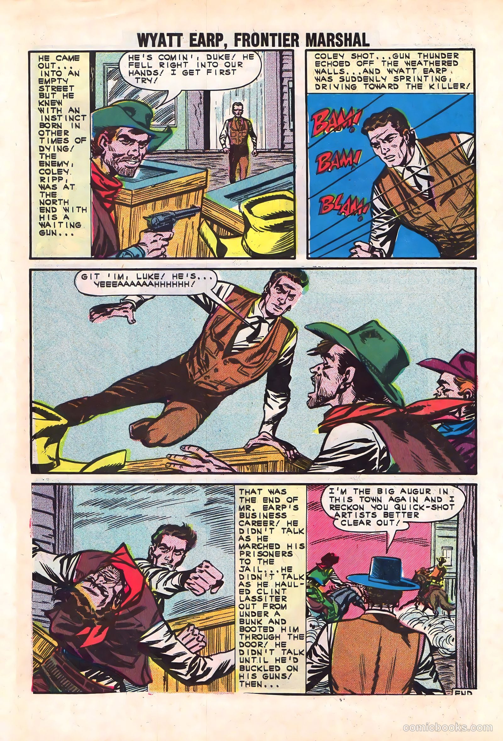 Wyatt Earp, Frontier Marshal #47 (1963) — page 10 of 36