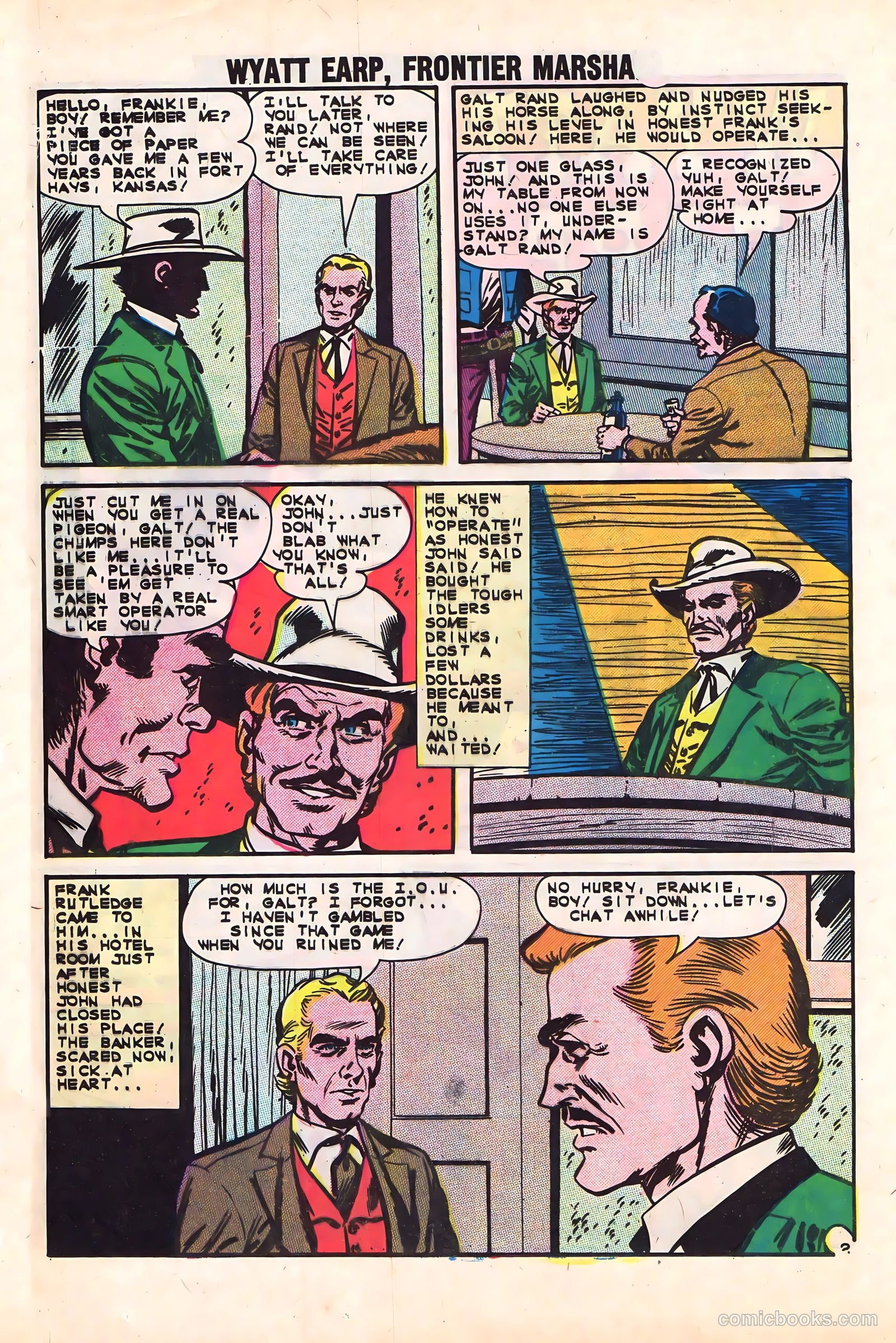 Wyatt Earp, Frontier Marshal #47 (1963) — page 12 of 36