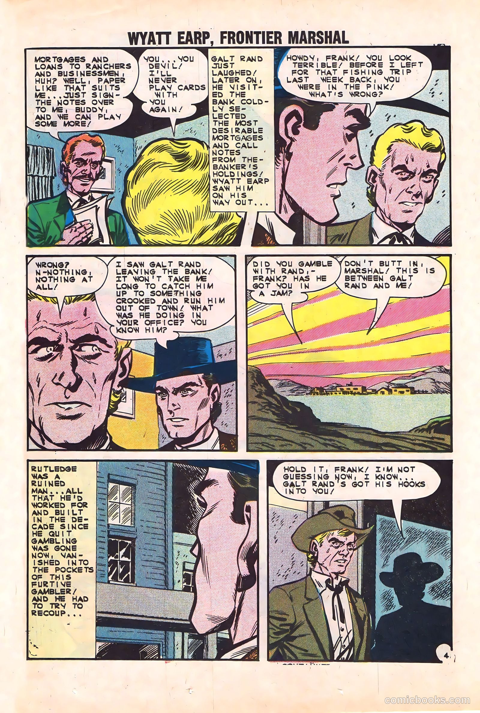 Wyatt Earp, Frontier Marshal #47 (1963) — page 14 of 36