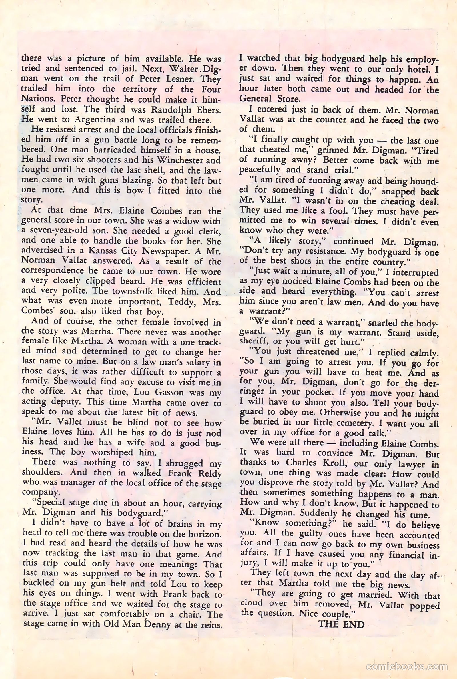 Wyatt Earp, Frontier Marshal #47 (1963) — page 19 of 36