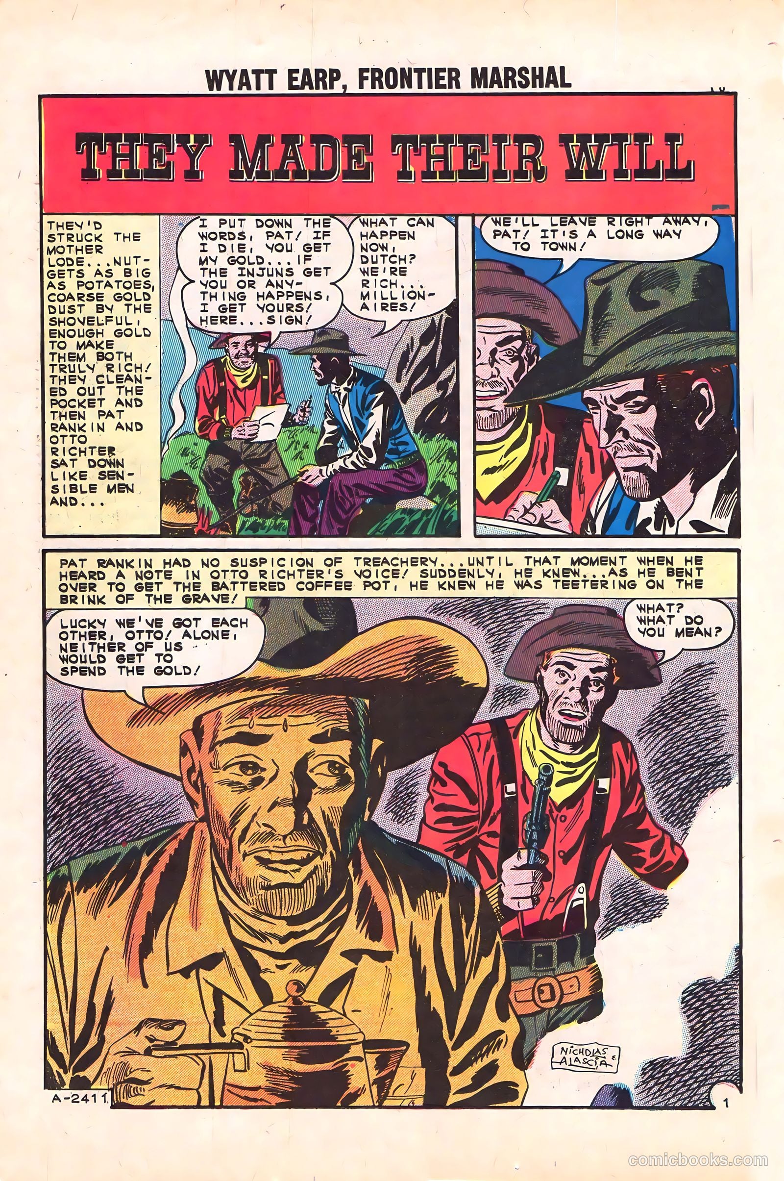 Wyatt Earp, Frontier Marshal #47 (1963) — page 20 of 36