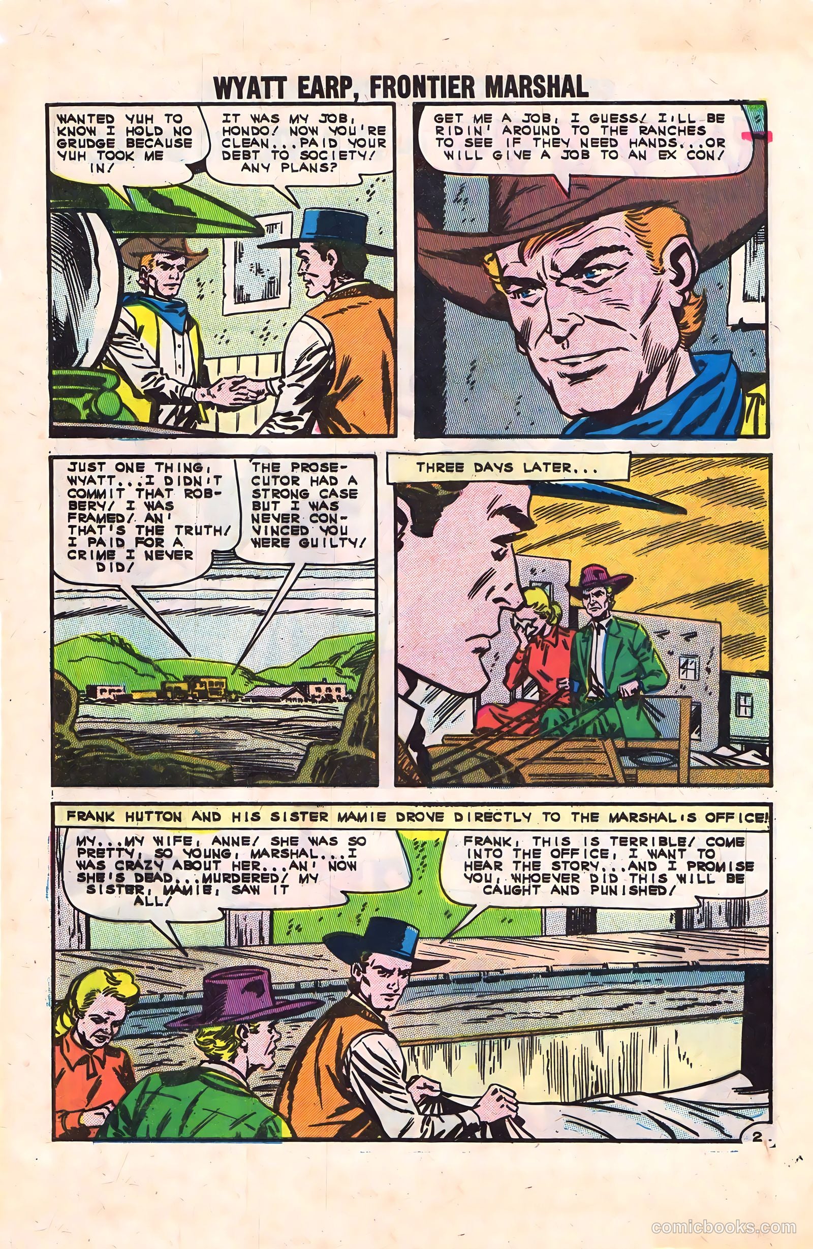 Wyatt Earp, Frontier Marshal #47 (1963) — page 28 of 36