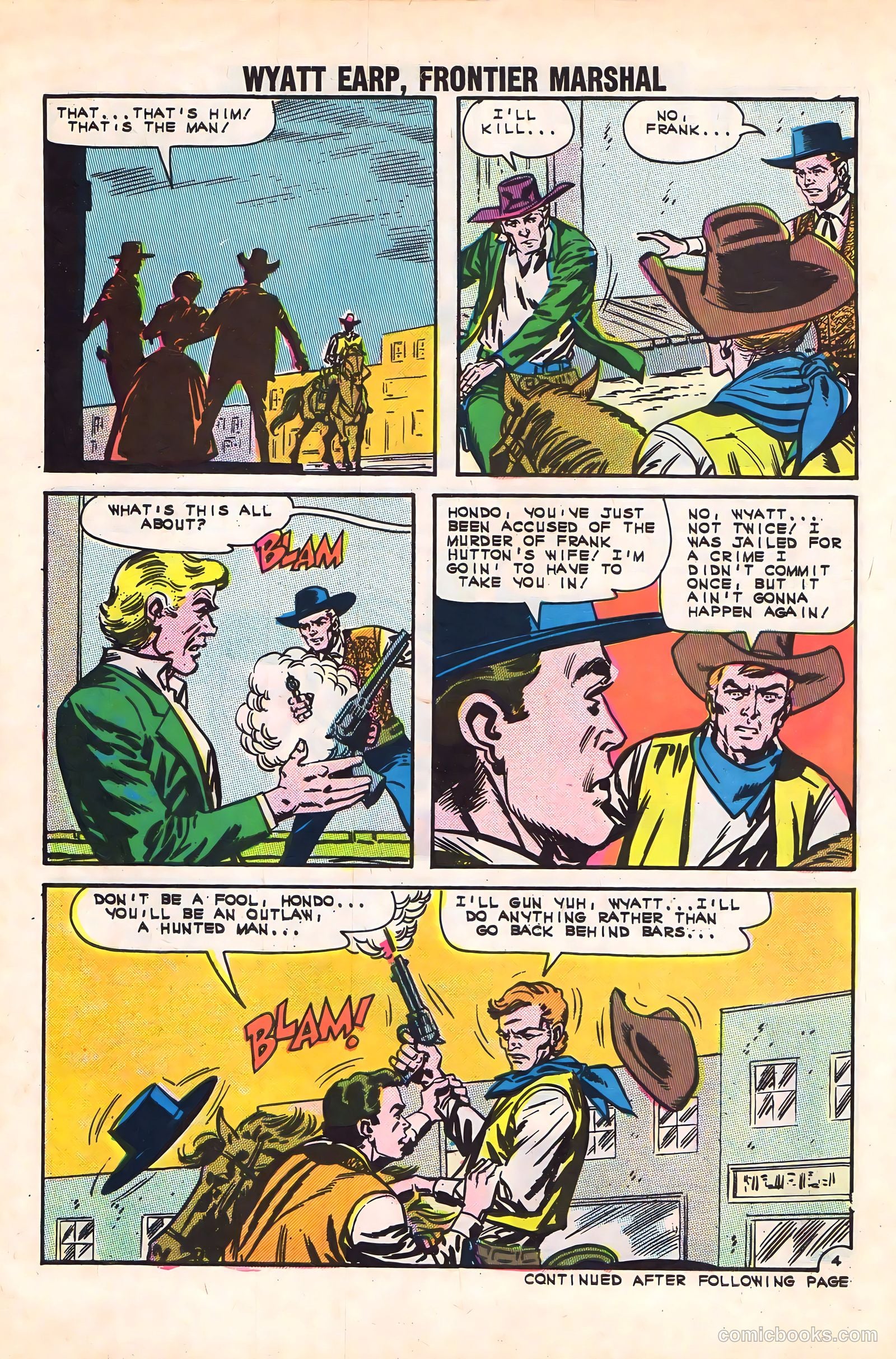 Wyatt Earp, Frontier Marshal #47 (1963) — page 30 of 36