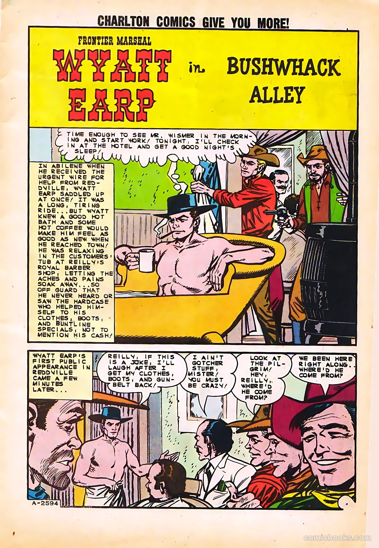Wyatt Earp, Frontier Marshal #48 (1963) — page 3 of 36