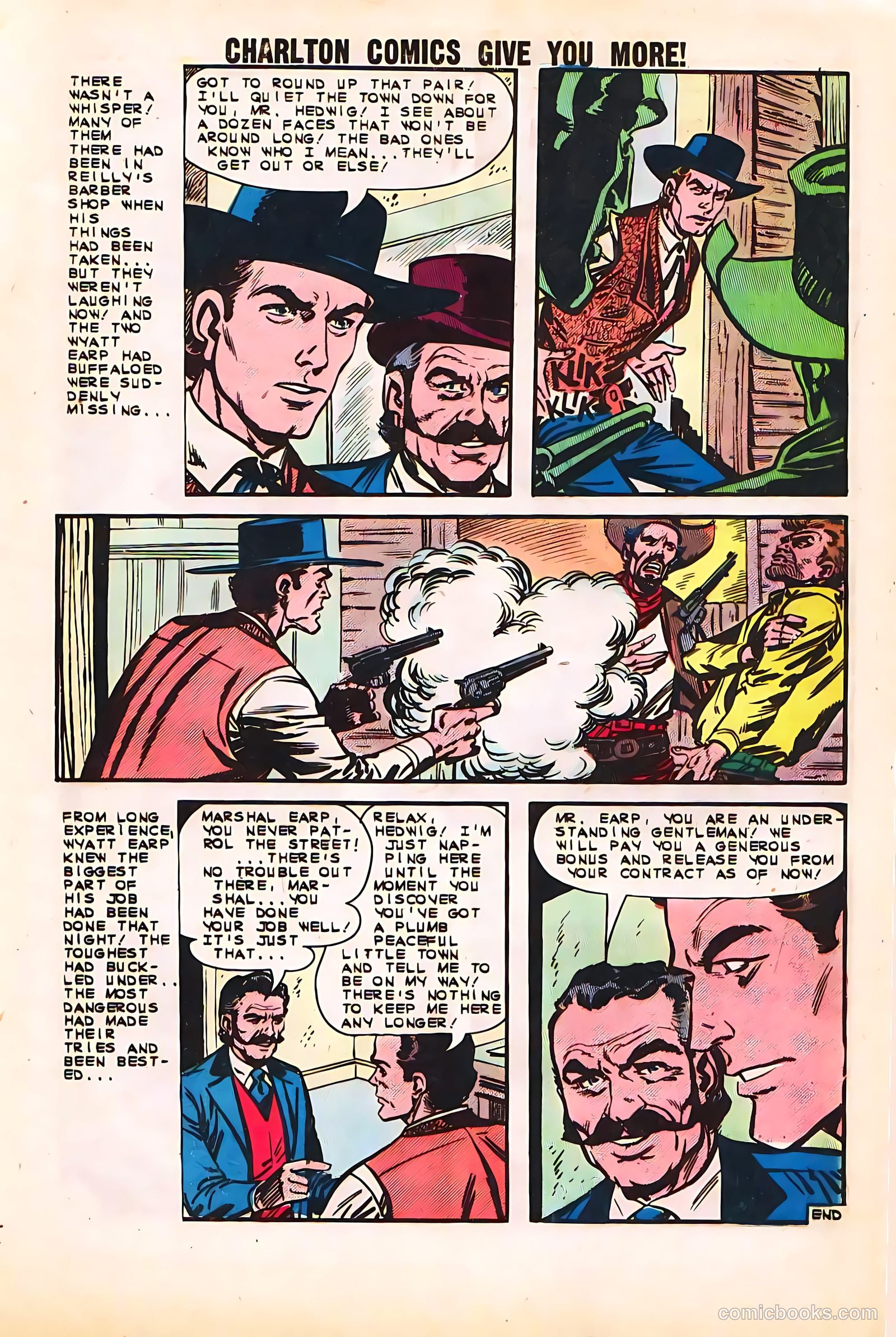 Wyatt Earp, Frontier Marshal #48 (1963) — page 9 of 36