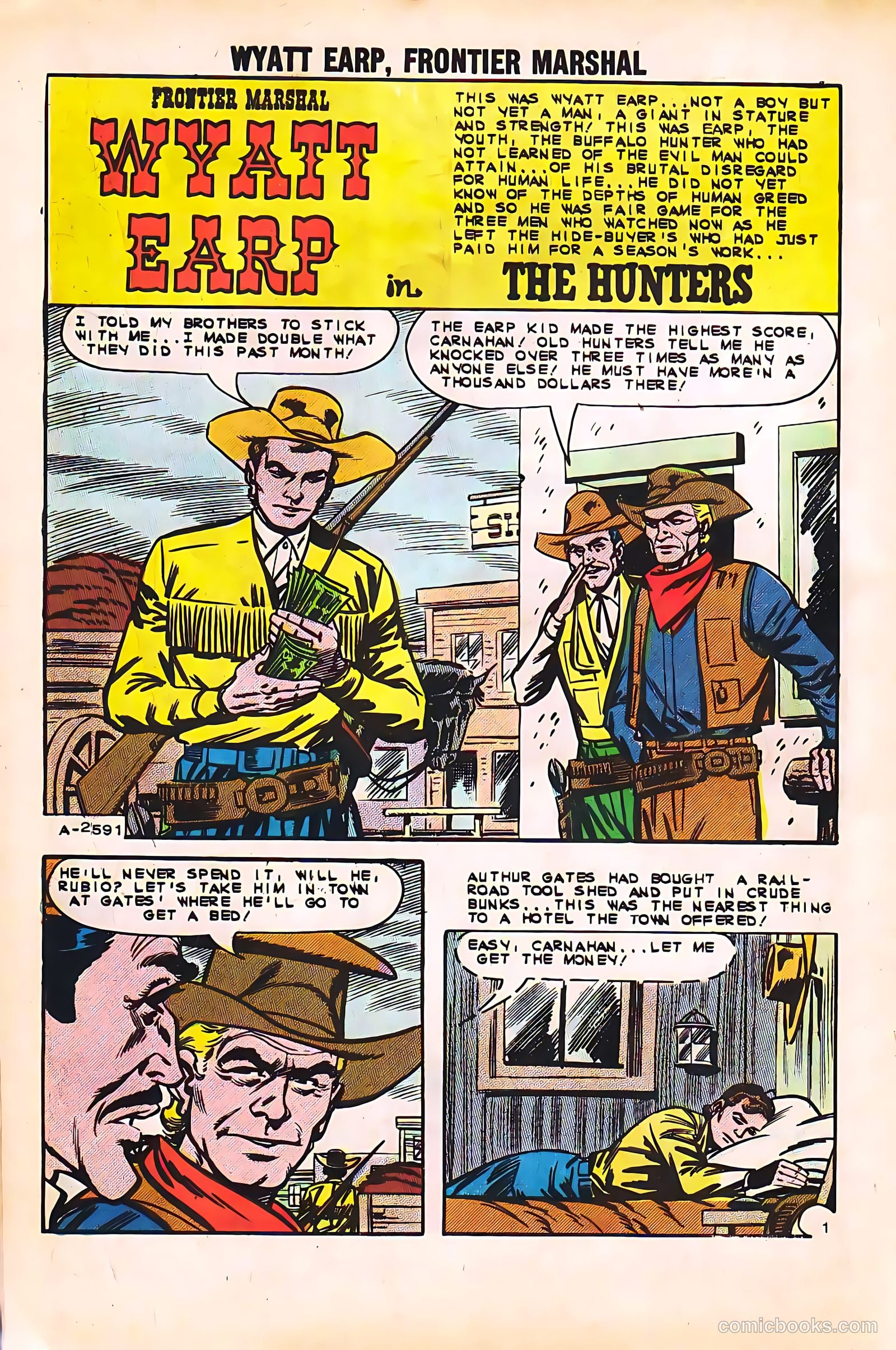 Wyatt Earp, Frontier Marshal #48 (1963) — page 10 of 36