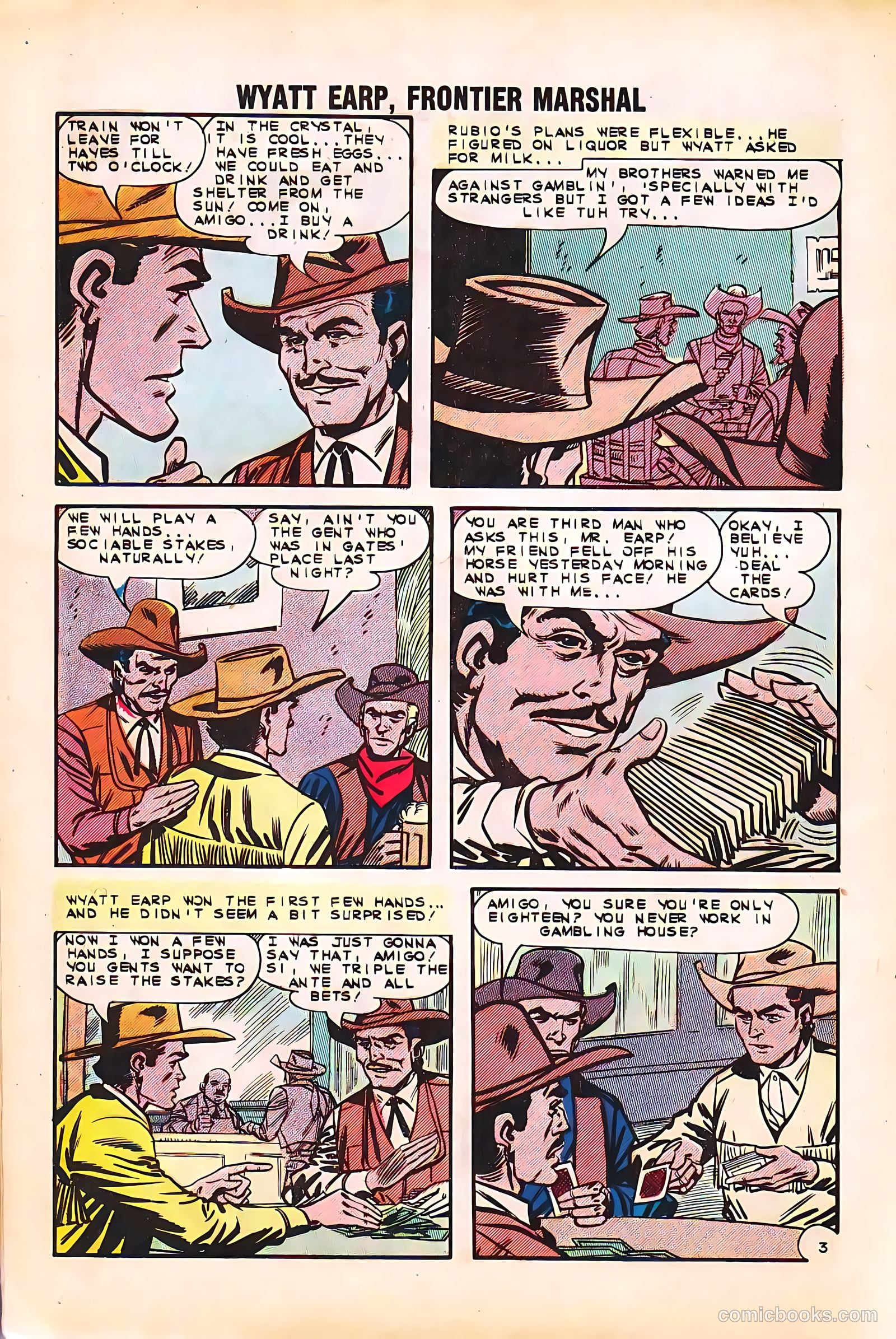 Wyatt Earp, Frontier Marshal #48 (1963) — page 12 of 36