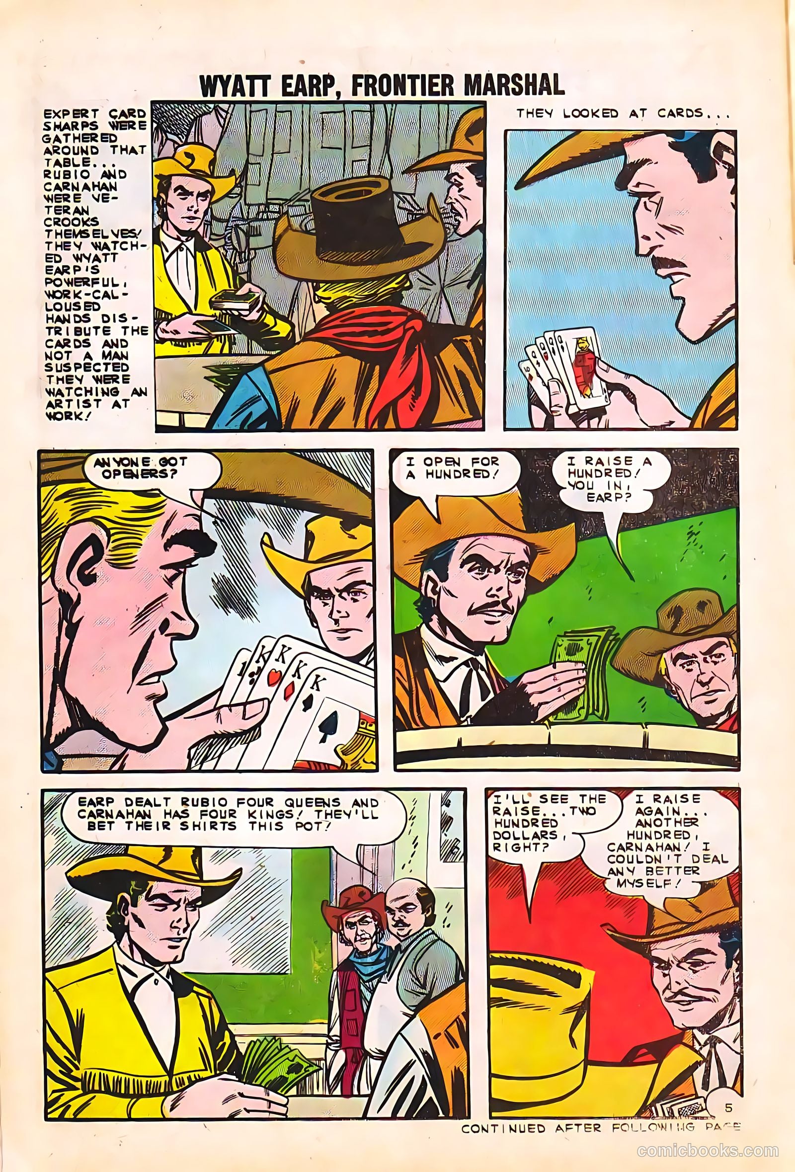 Wyatt Earp, Frontier Marshal #48 (1963) — page 14 of 36