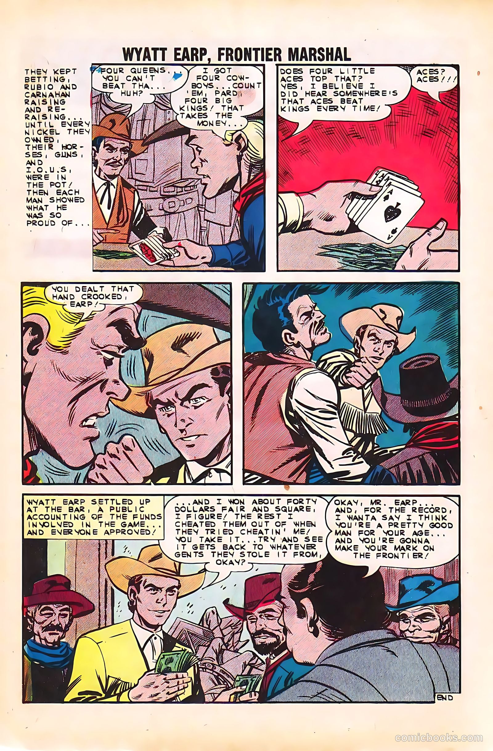 Wyatt Earp, Frontier Marshal #48 (1963) — page 16 of 36
