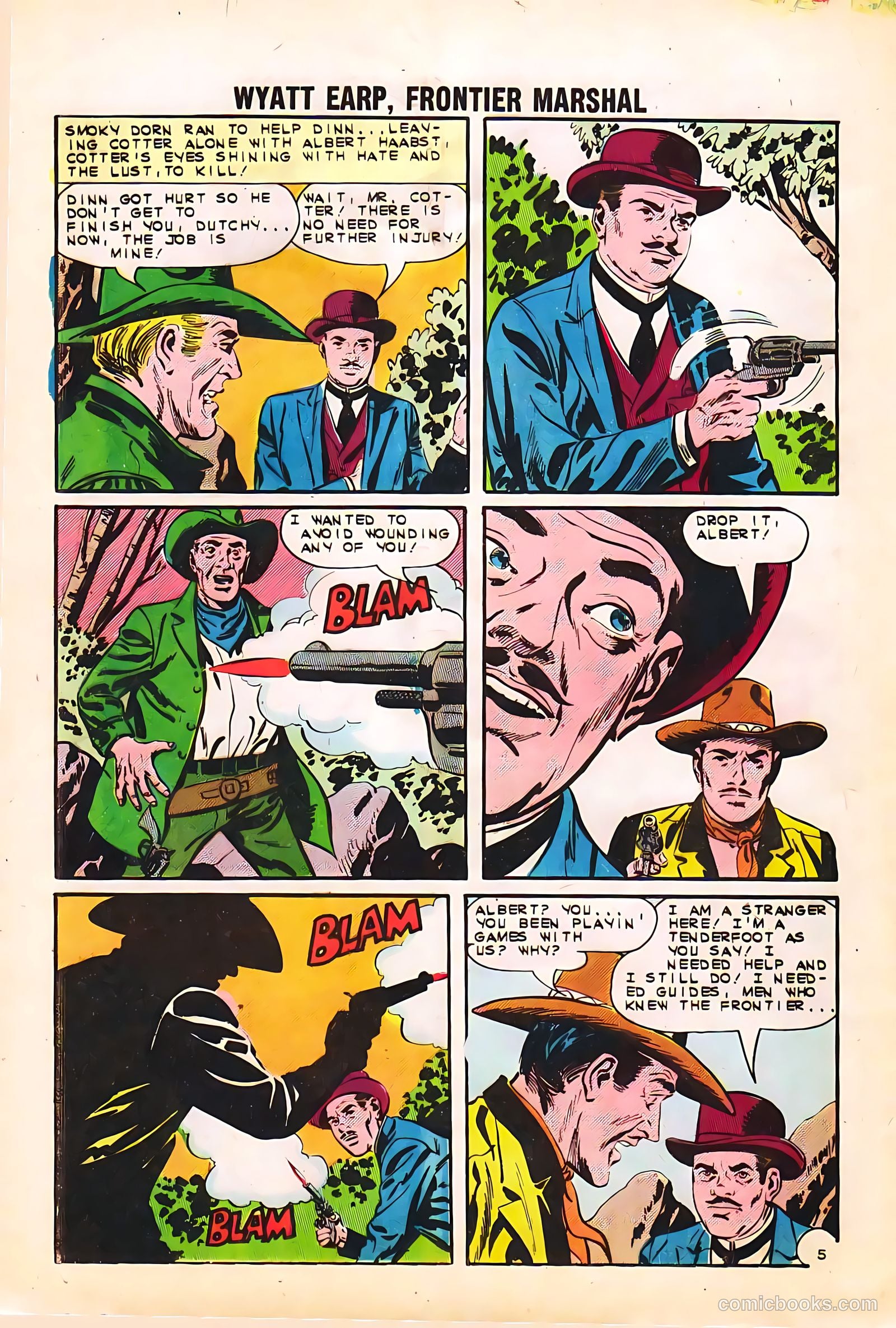 Wyatt Earp, Frontier Marshal #48 (1963) — page 24 of 36