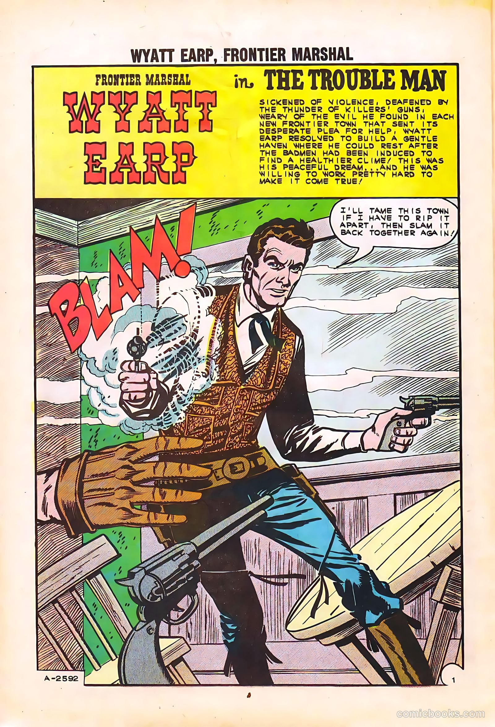 Wyatt Earp, Frontier Marshal #48 (1963) — page 26 of 36