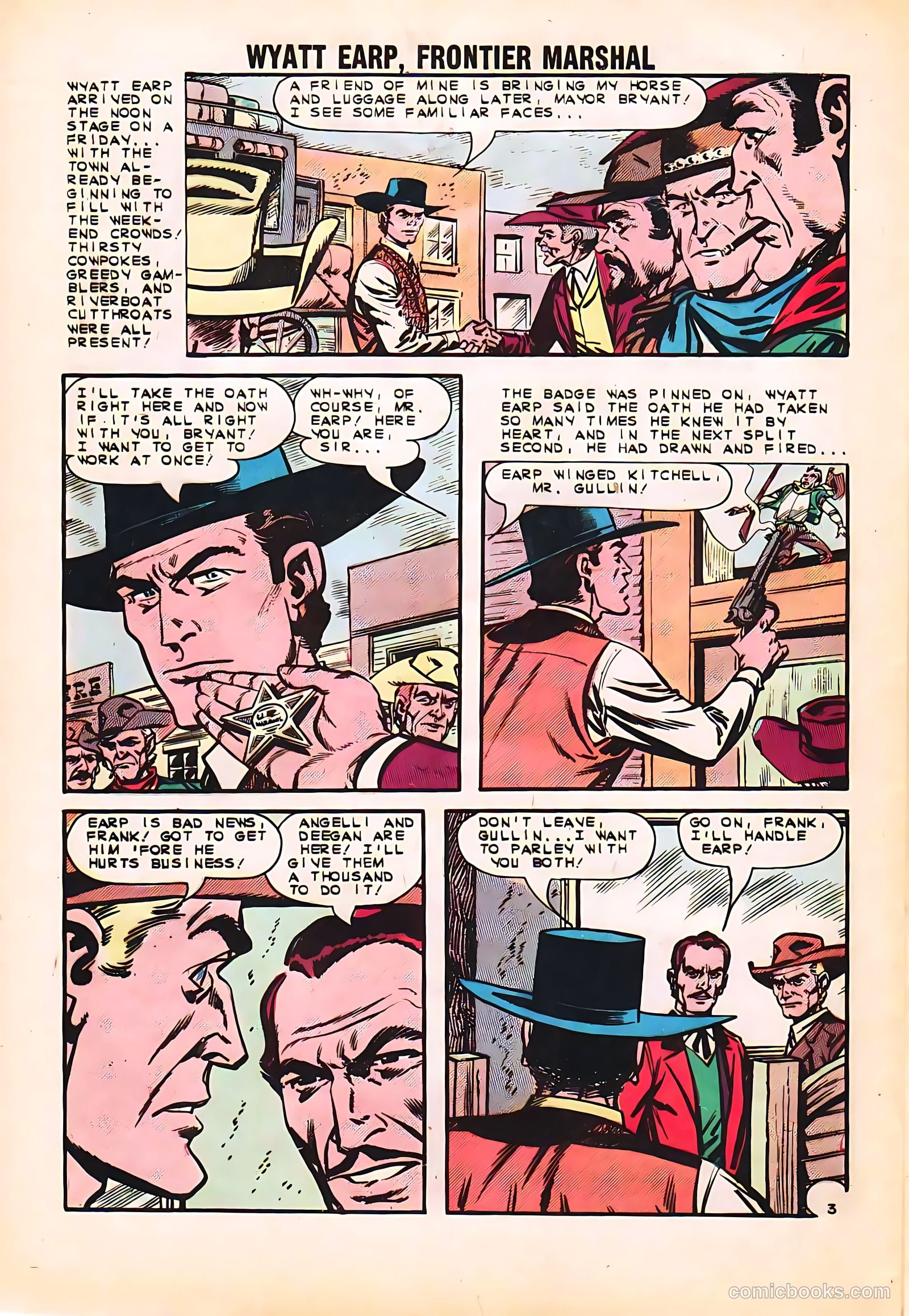 Wyatt Earp, Frontier Marshal #48 (1963) — page 28 of 36
