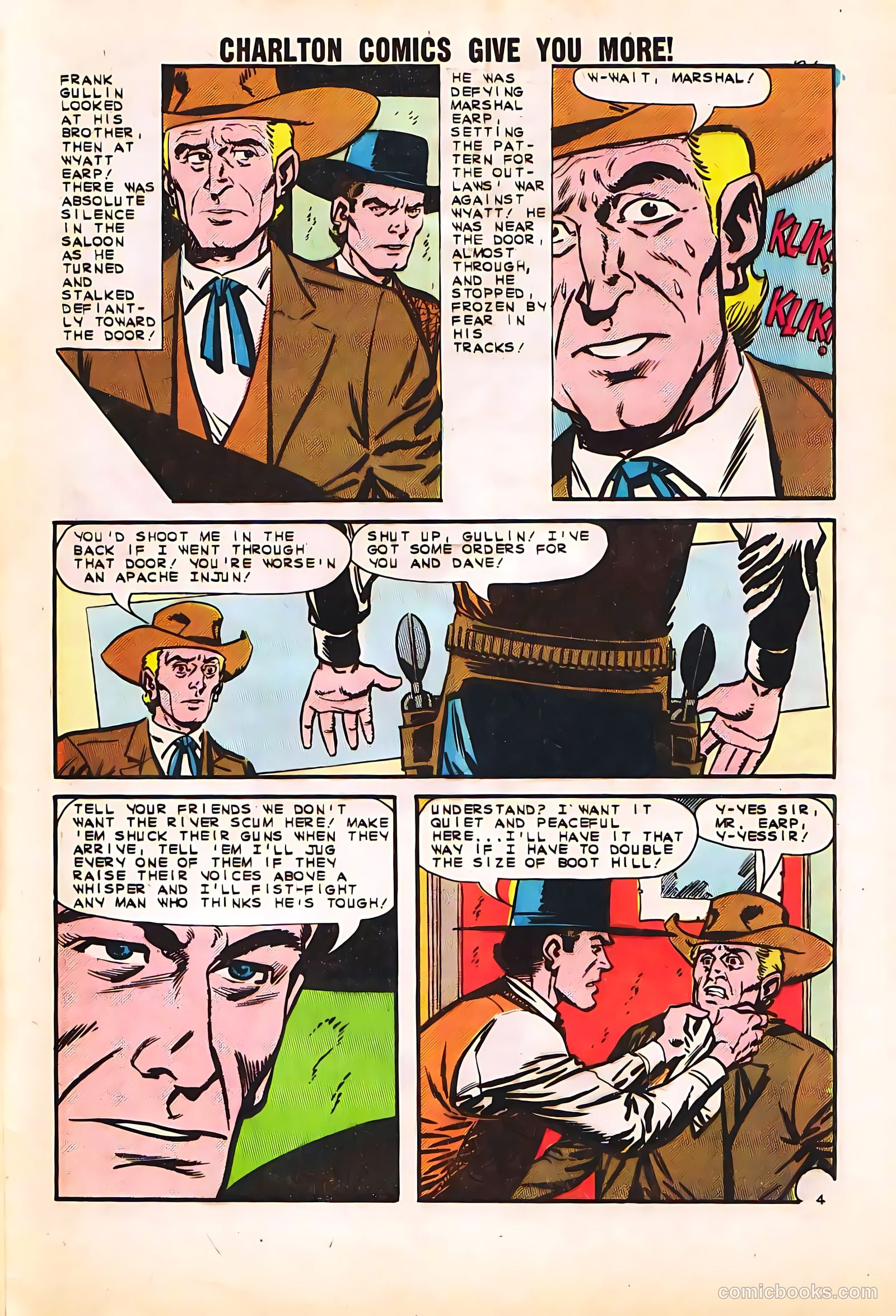 Wyatt Earp, Frontier Marshal #48 (1963) — page 29 of 36