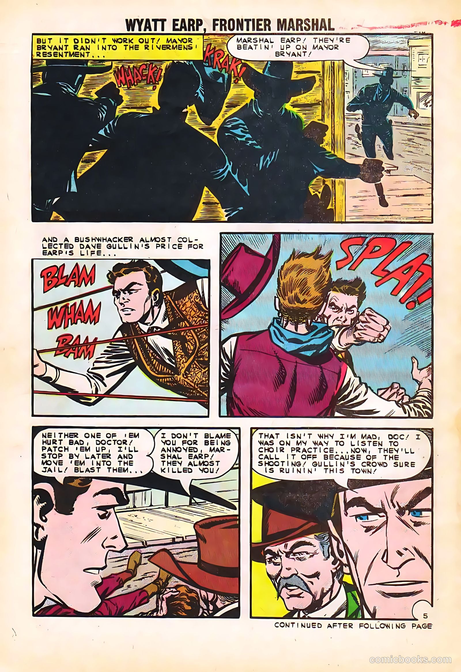 Wyatt Earp, Frontier Marshal #48 (1963) — page 30 of 36