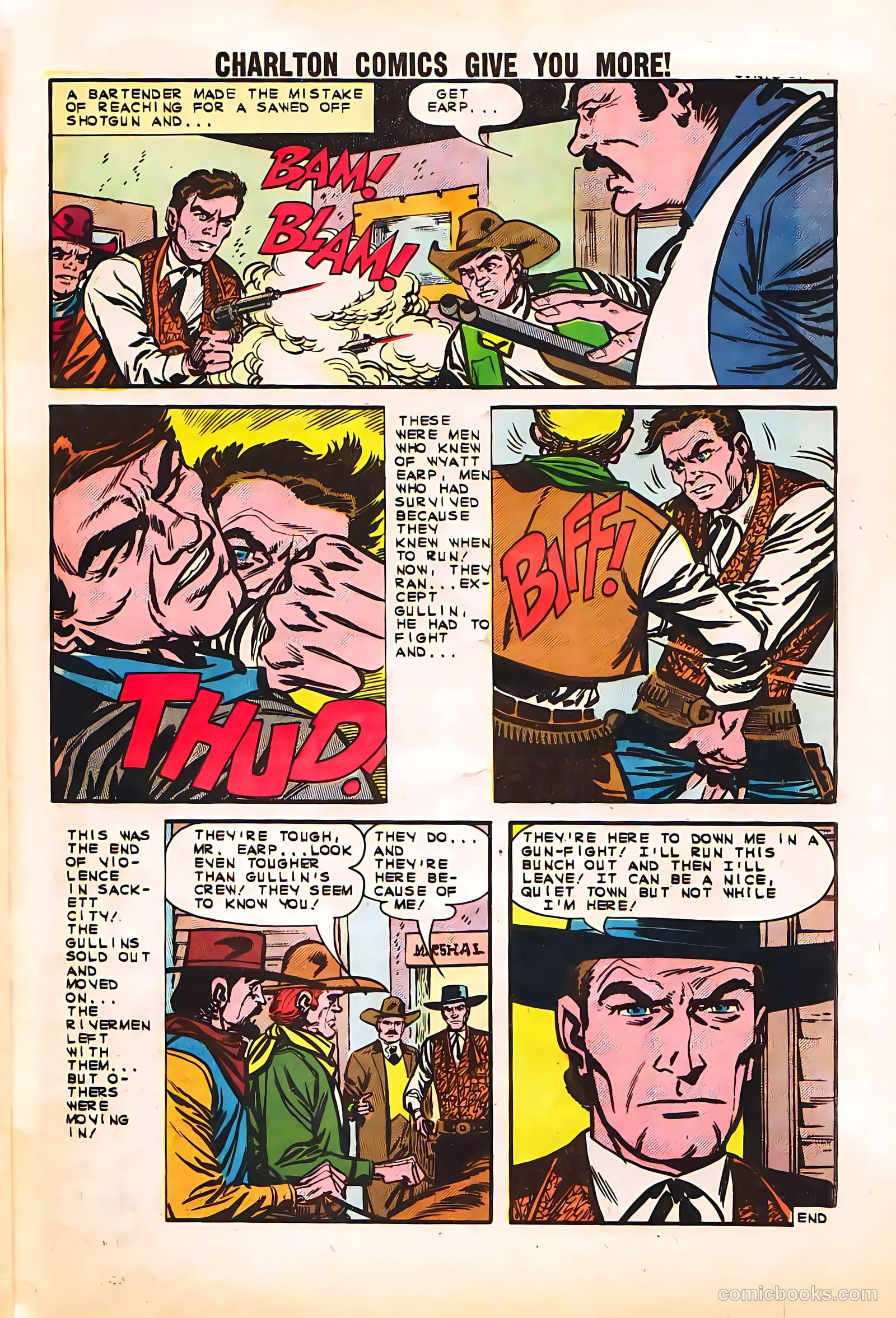 Wyatt Earp, Frontier Marshal #48 (1963) — page 33 of 36