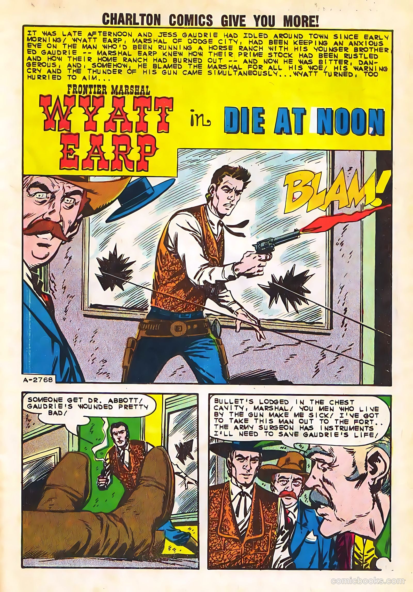 Wyatt Earp, Frontier Marshal #49 (1963) — page 3 of 36