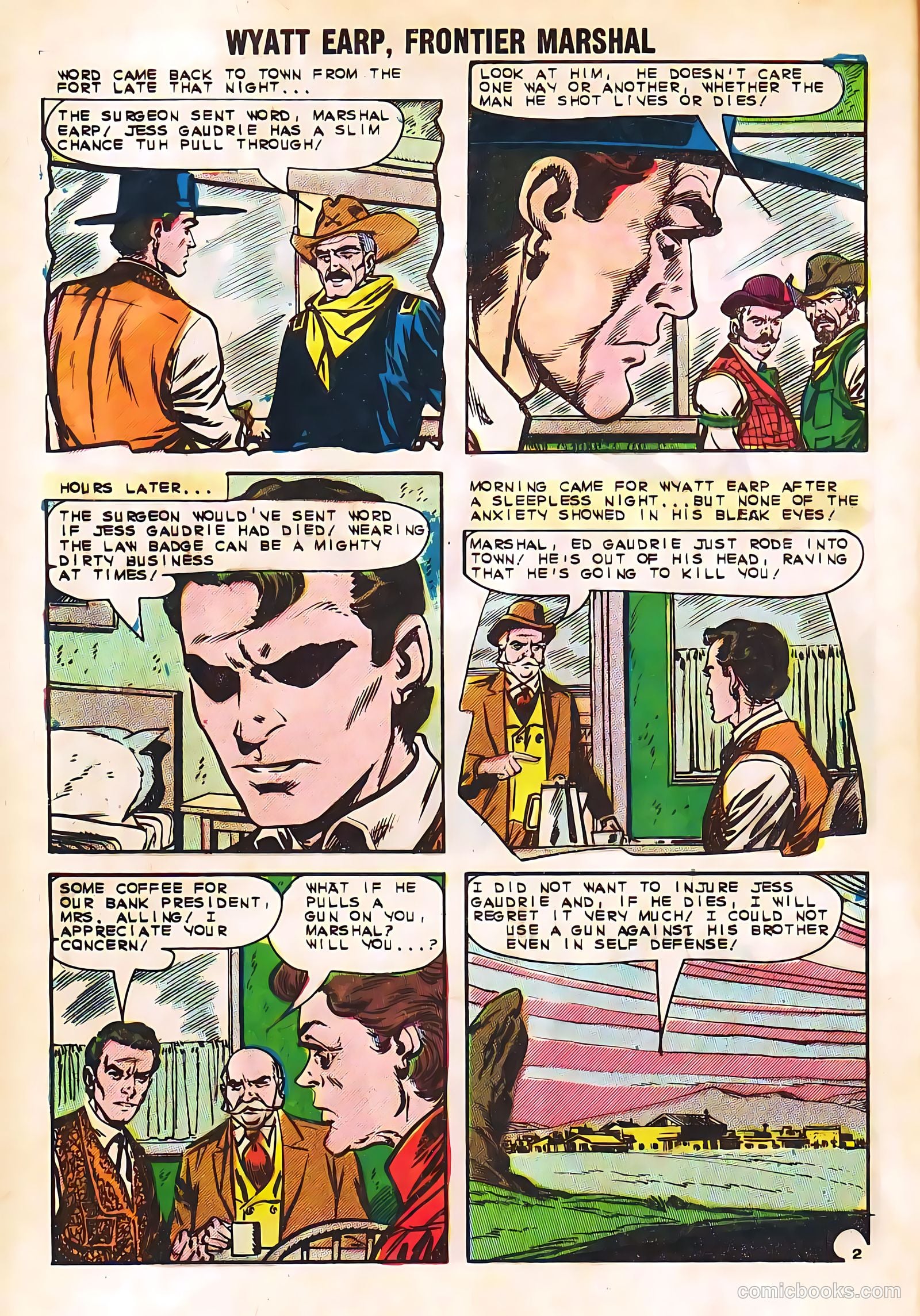Wyatt Earp, Frontier Marshal #49 (1963) — page 4 of 36