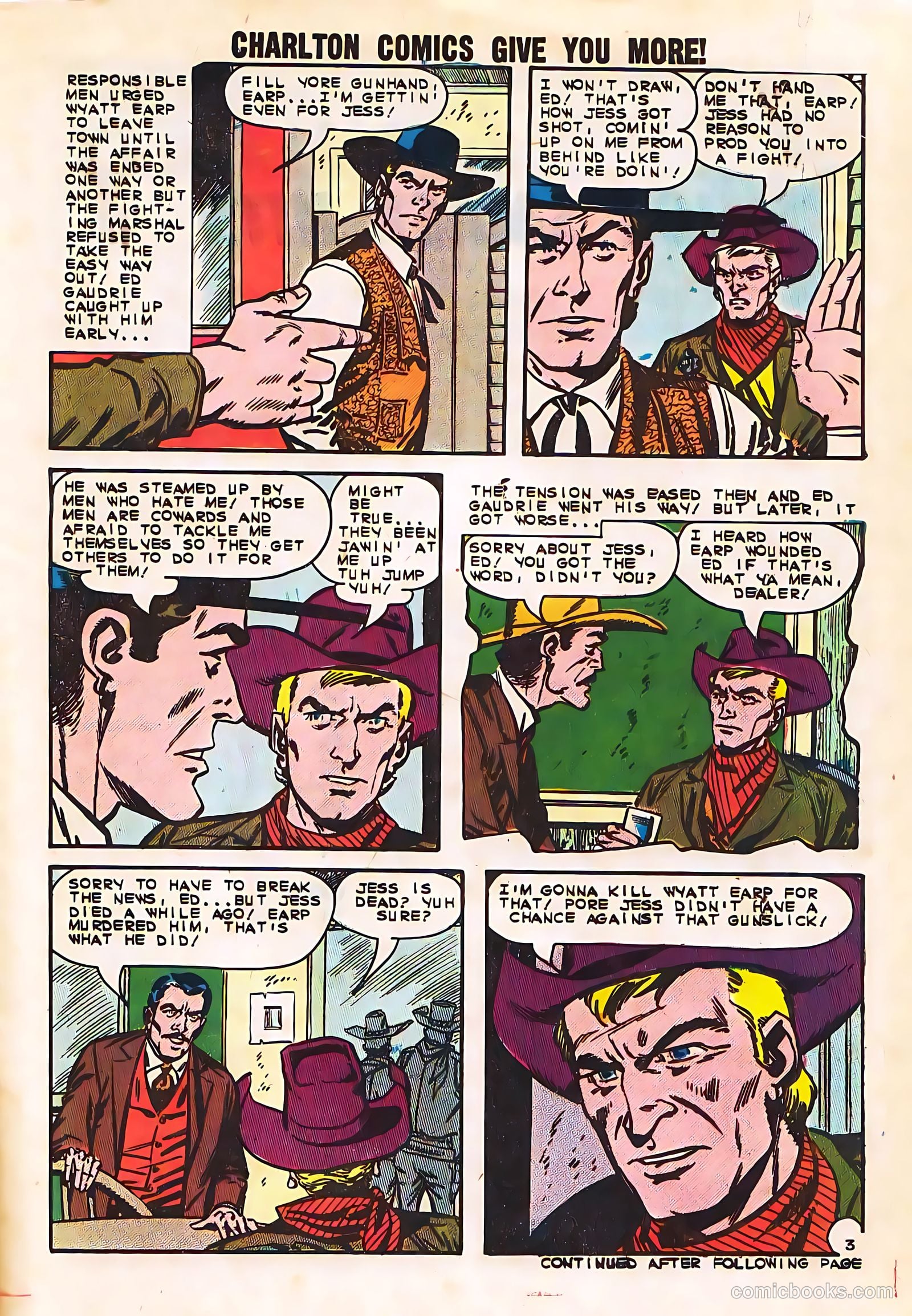Wyatt Earp, Frontier Marshal #49 (1963) — page 5 of 36