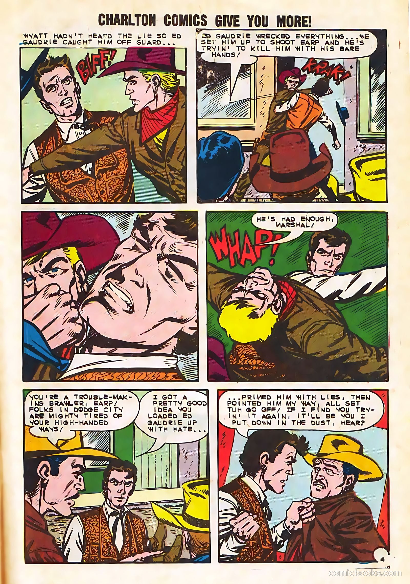 Wyatt Earp, Frontier Marshal #49 (1963) — page 7 of 36