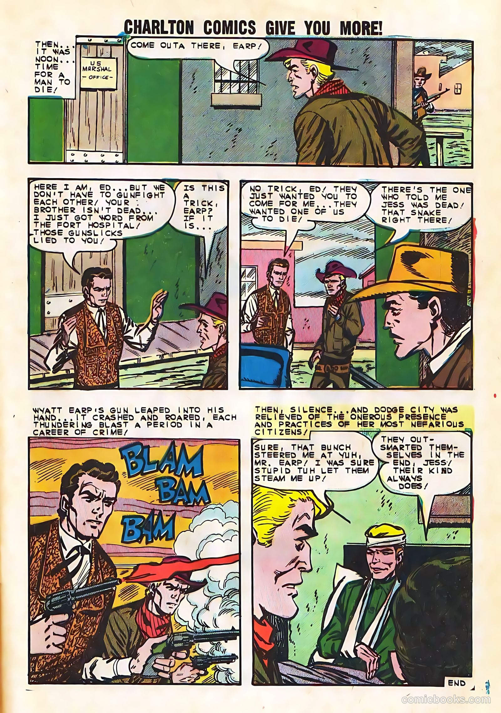 Wyatt Earp, Frontier Marshal #49 (1963) — page 9 of 36