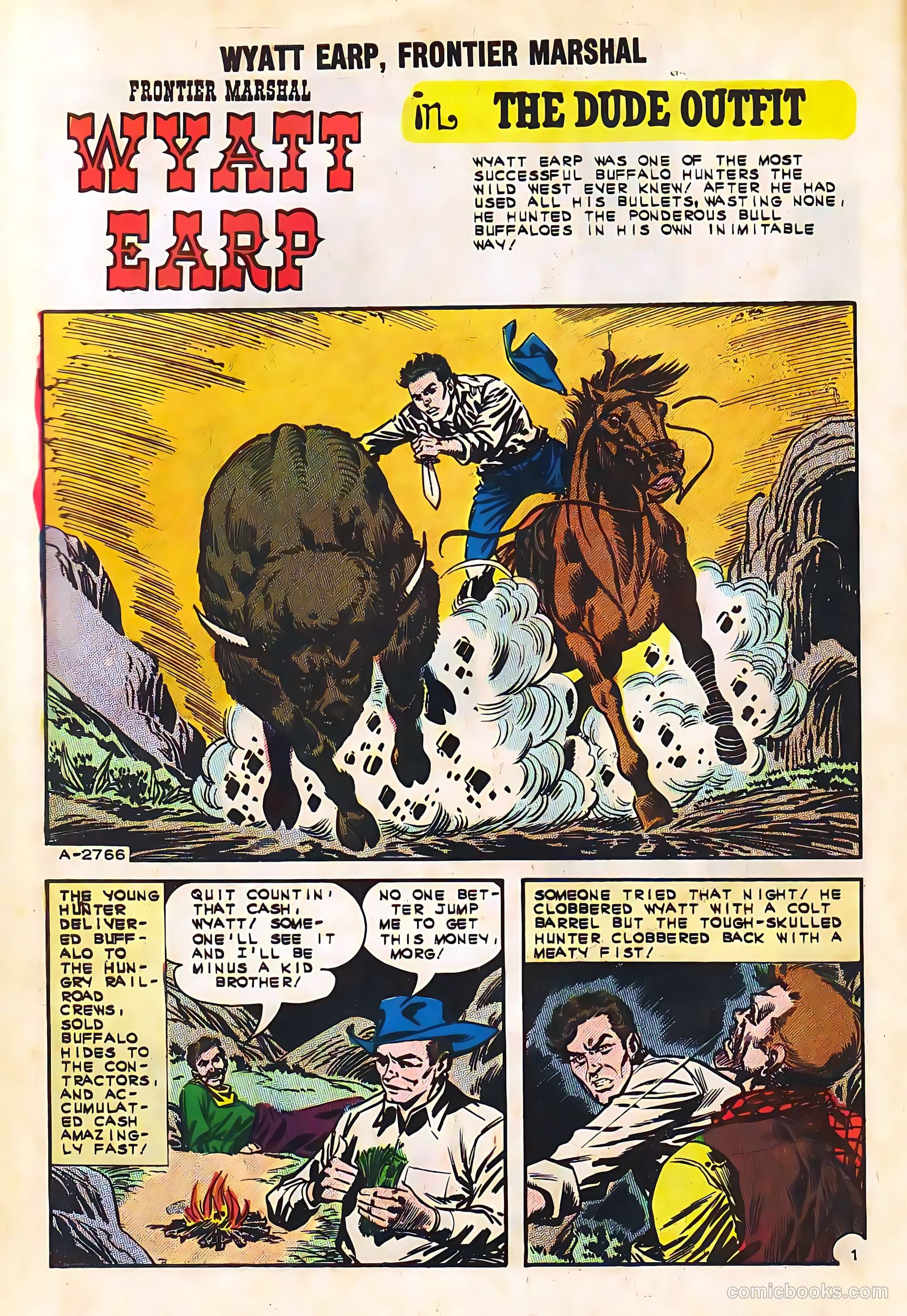 Wyatt Earp, Frontier Marshal #49 (1963) — page 10 of 36