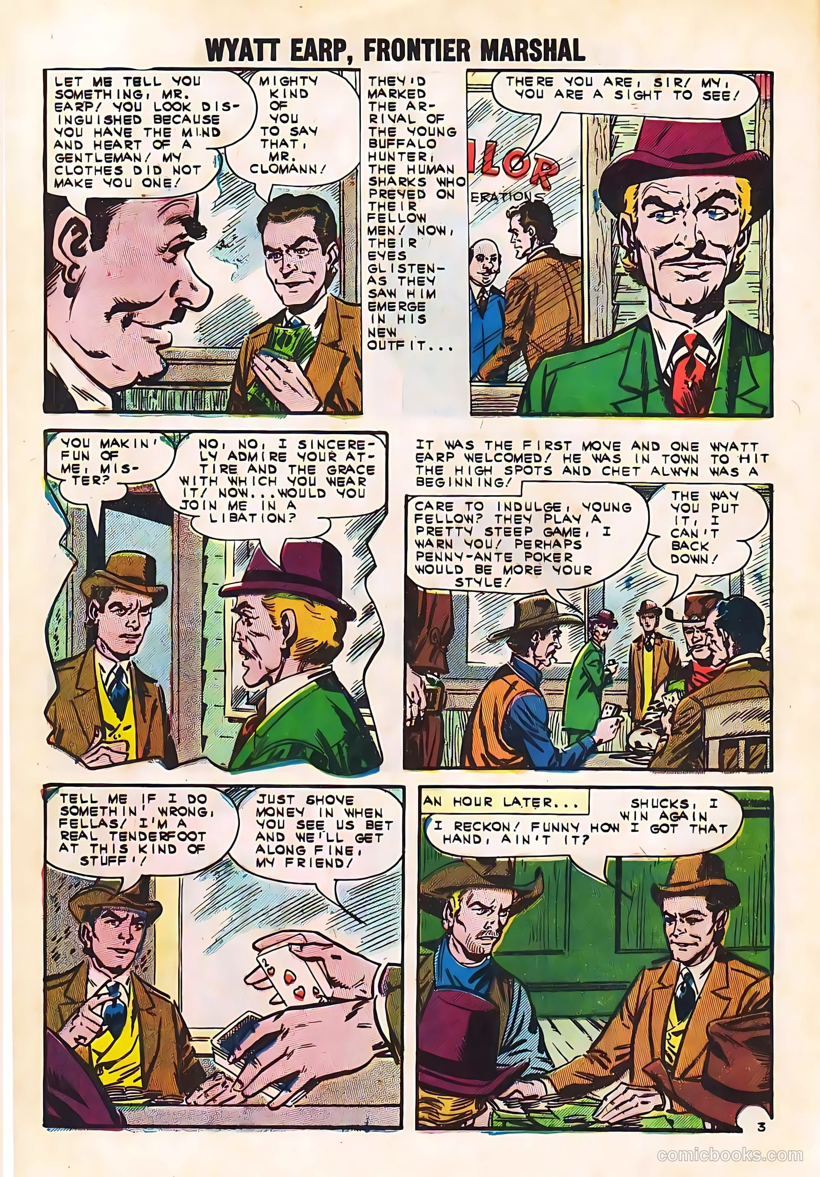 Wyatt Earp, Frontier Marshal #49 (1963) — page 12 of 36