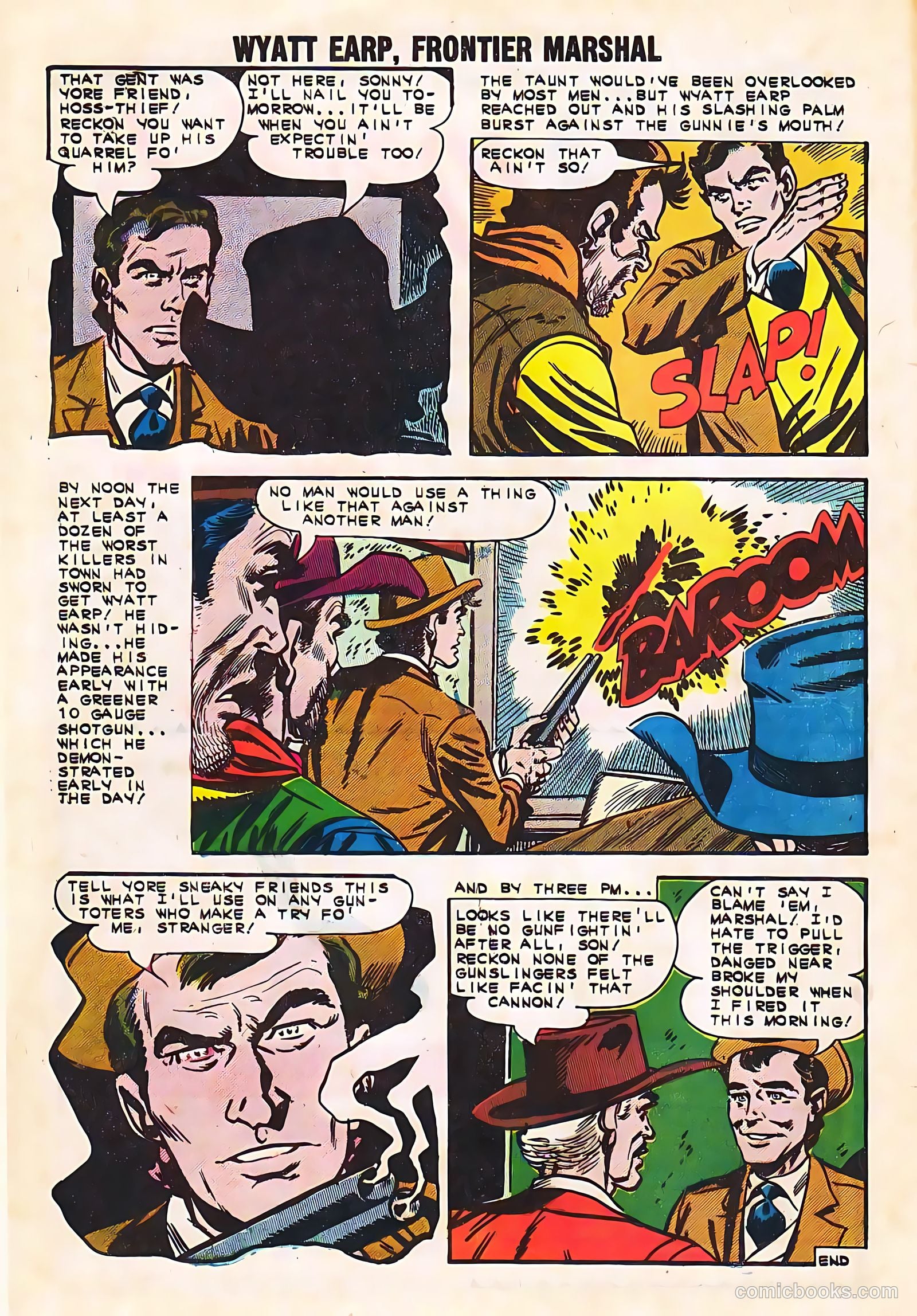 Wyatt Earp, Frontier Marshal #49 (1963) — page 16 of 36