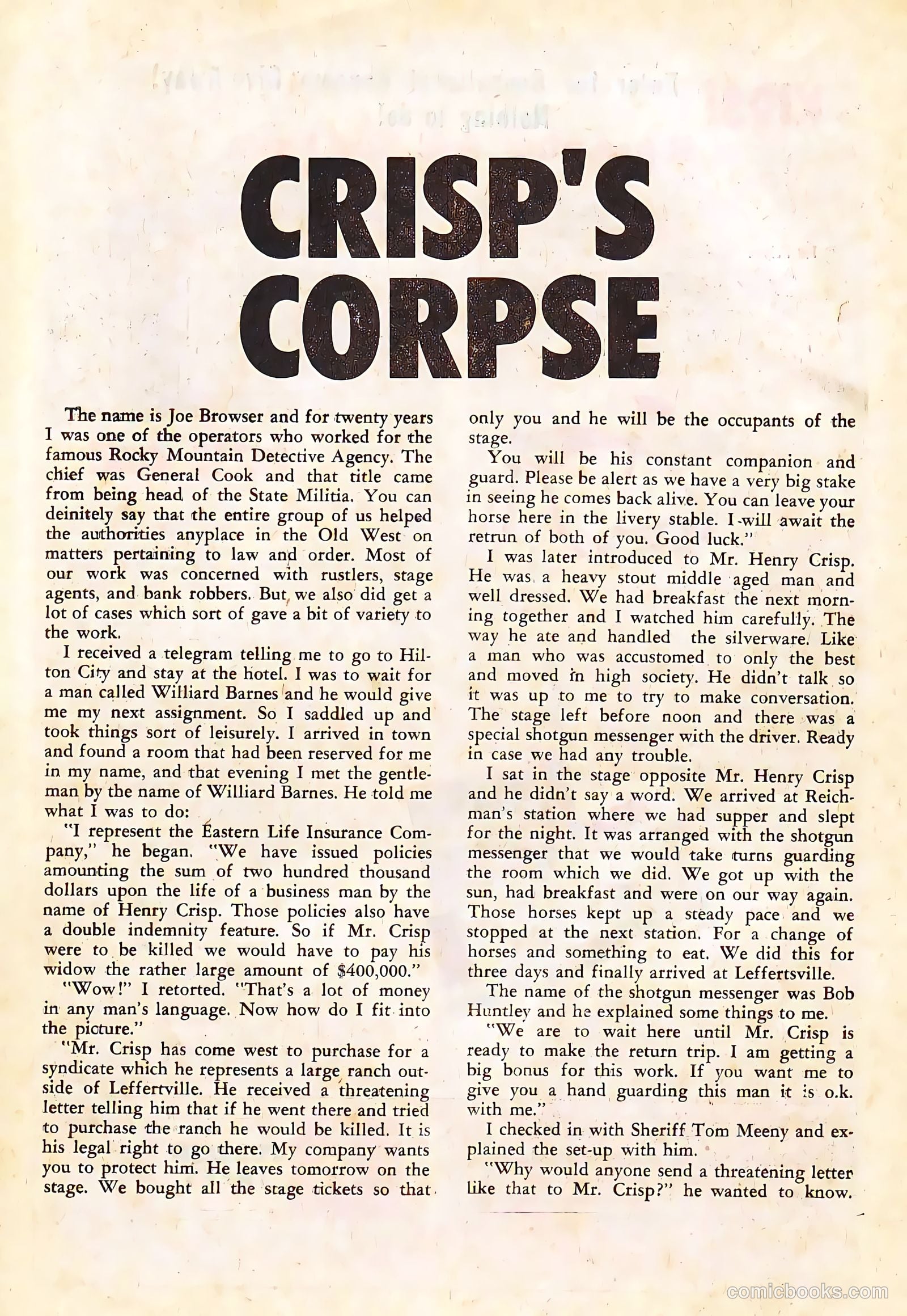 Wyatt Earp, Frontier Marshal #49 (1963) — page 18 of 36