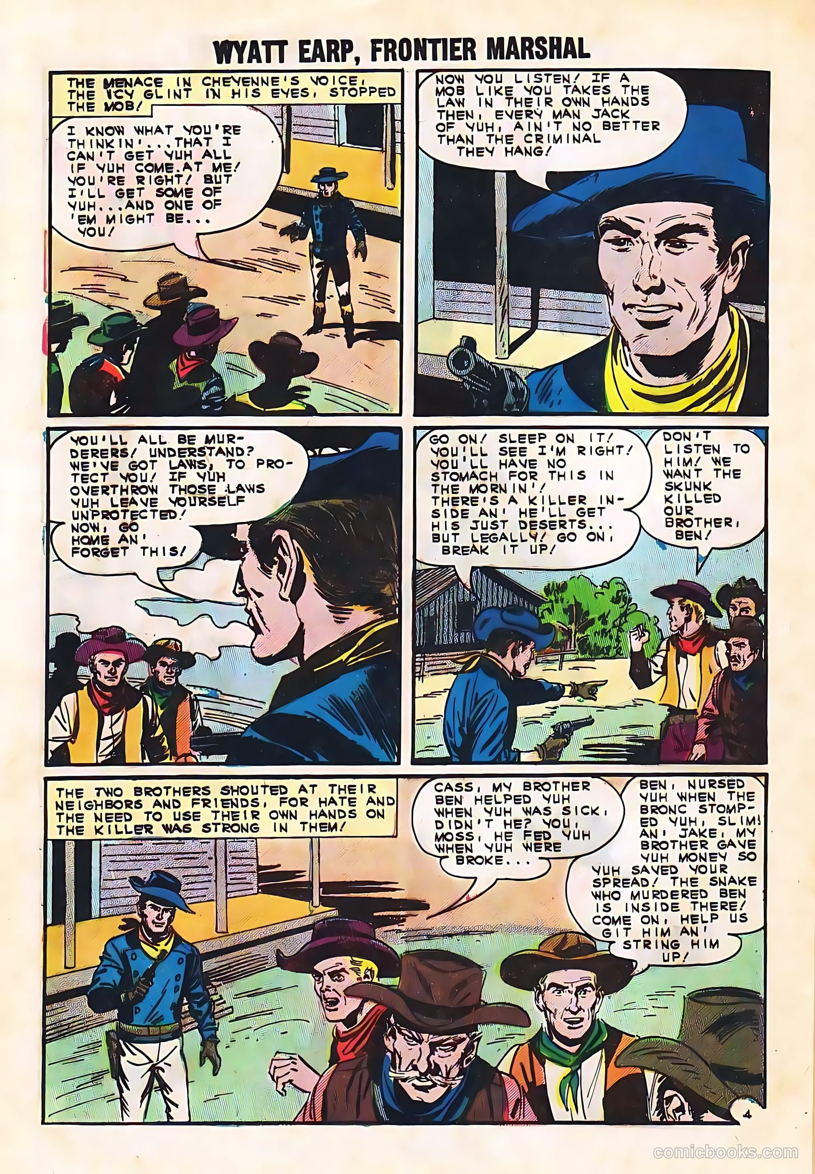 Wyatt Earp, Frontier Marshal #49 (1963) — page 24 of 36