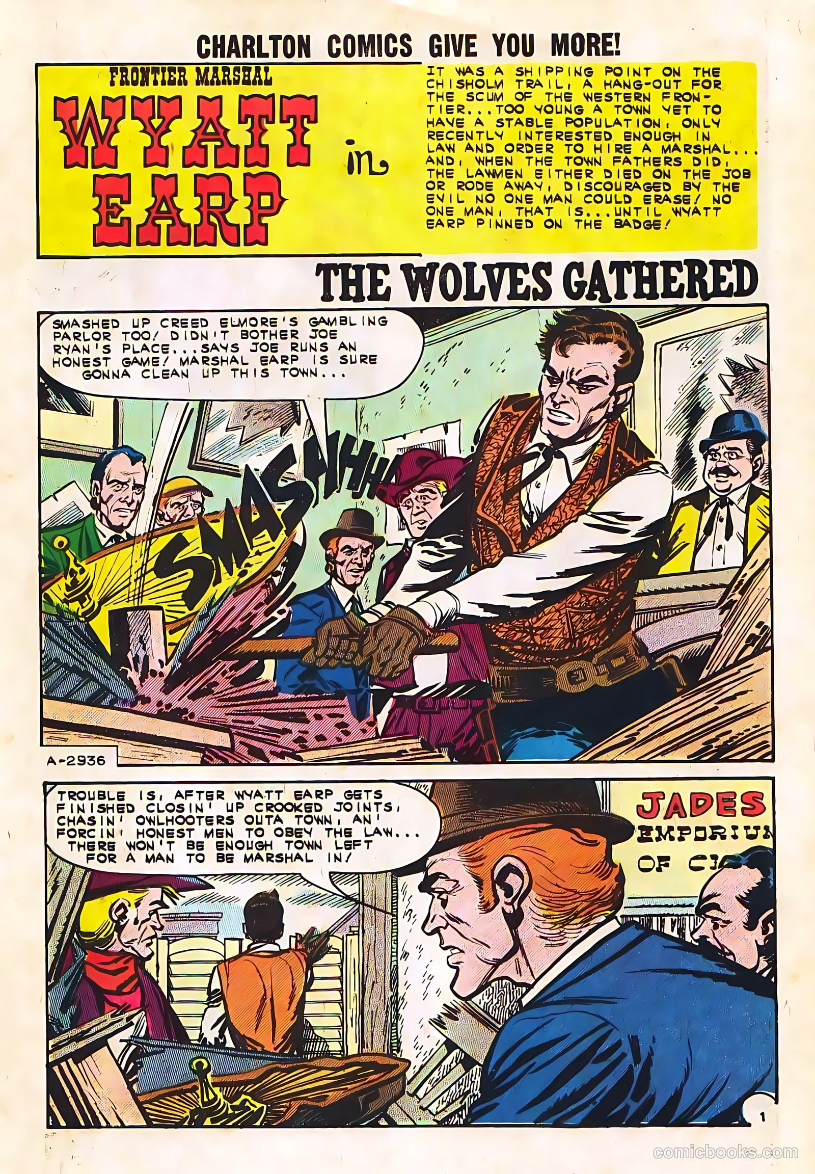 Wyatt Earp, Frontier Marshal #49 (1963) — page 27 of 36