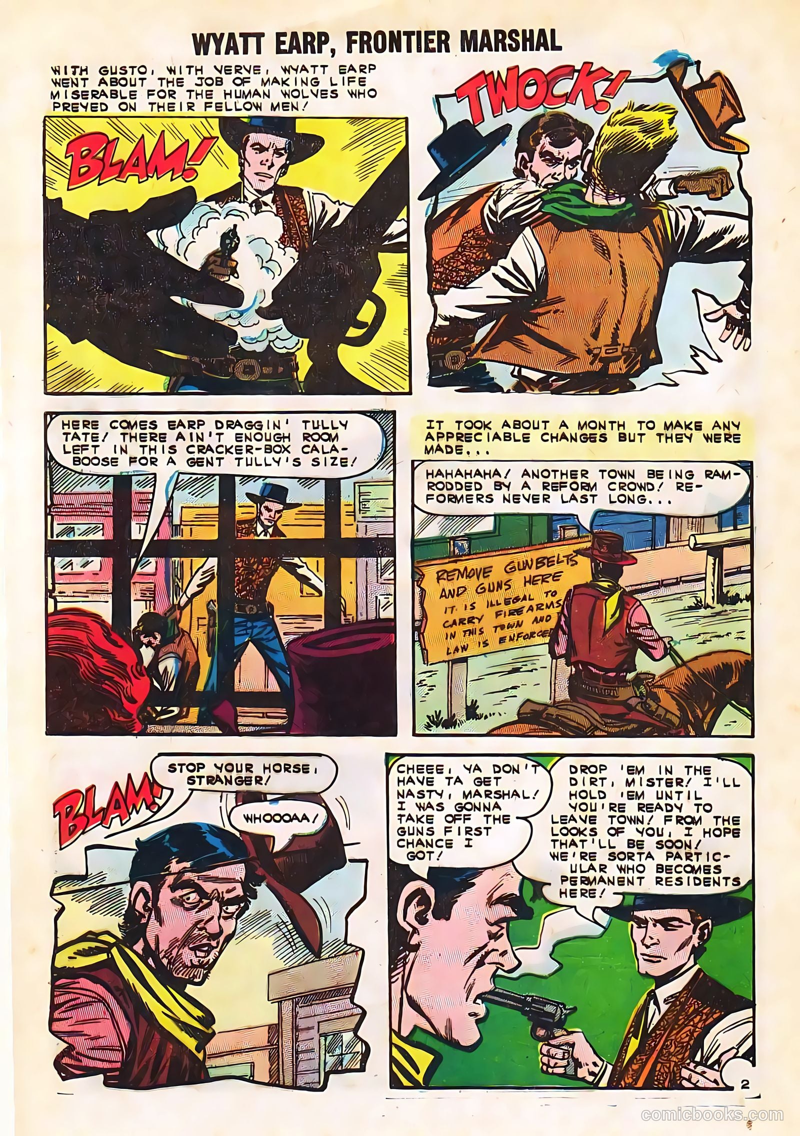 Wyatt Earp, Frontier Marshal #49 (1963) — page 28 of 36