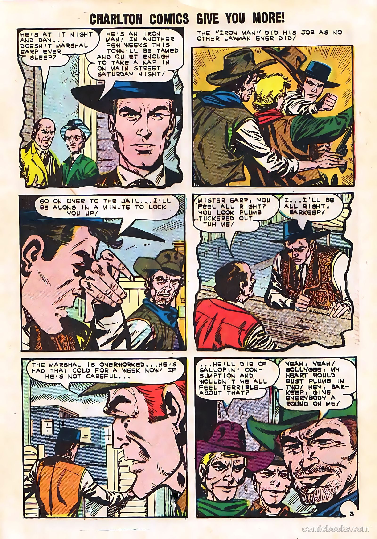 Wyatt Earp, Frontier Marshal #49 (1963) — page 29 of 36