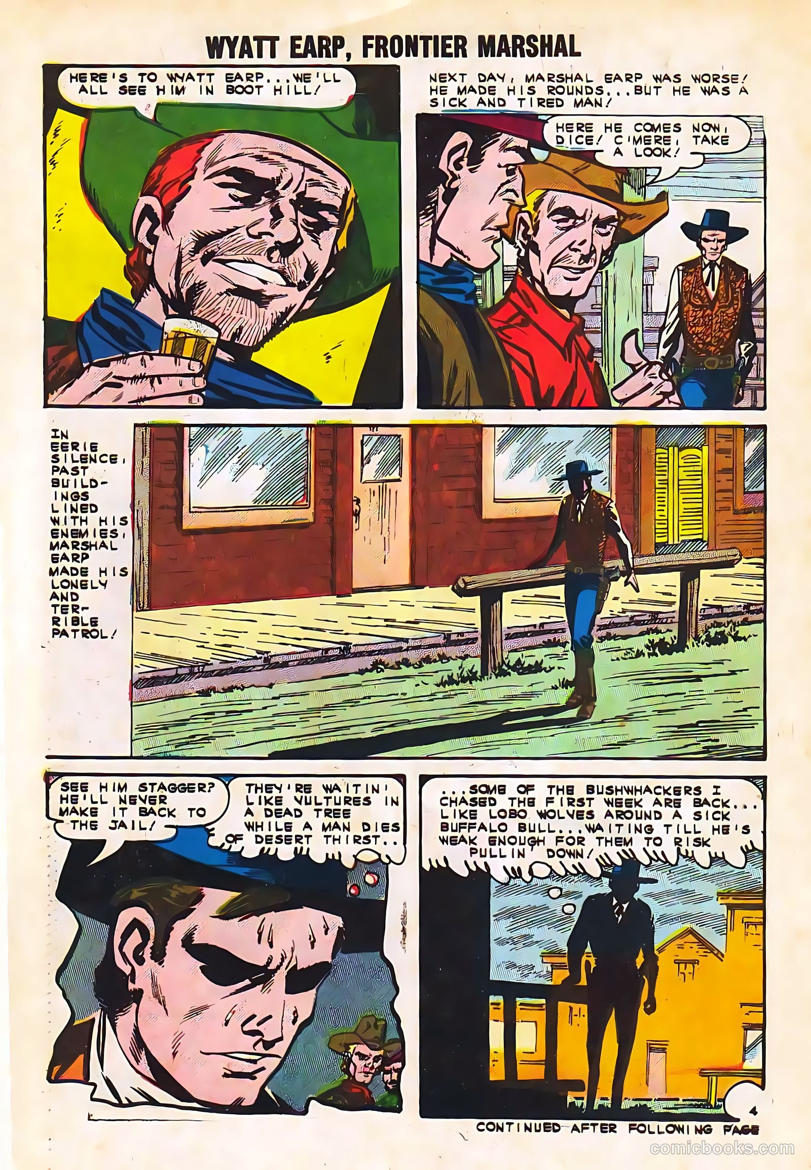 Wyatt Earp, Frontier Marshal #49 (1963) — page 30 of 36