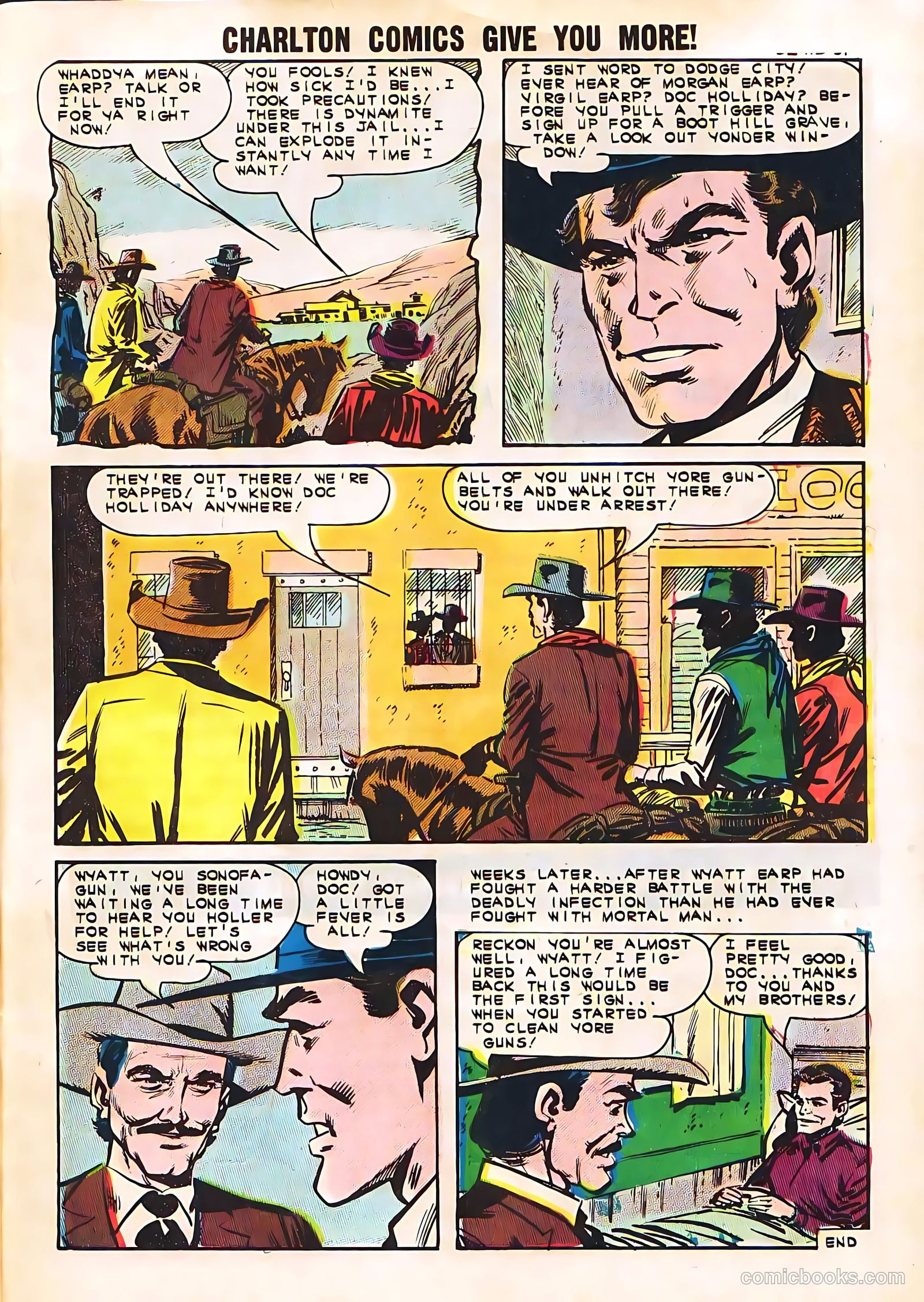 Wyatt Earp, Frontier Marshal #49 (1963) — page 33 of 36