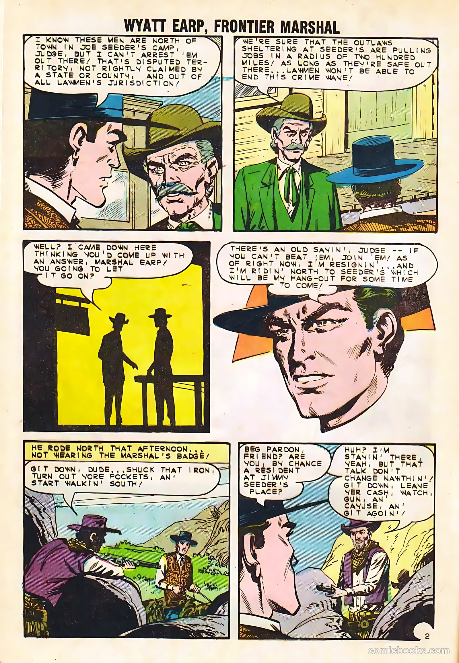 Wyatt Earp, Frontier Marshal #50 (1963) — page 4 of 36